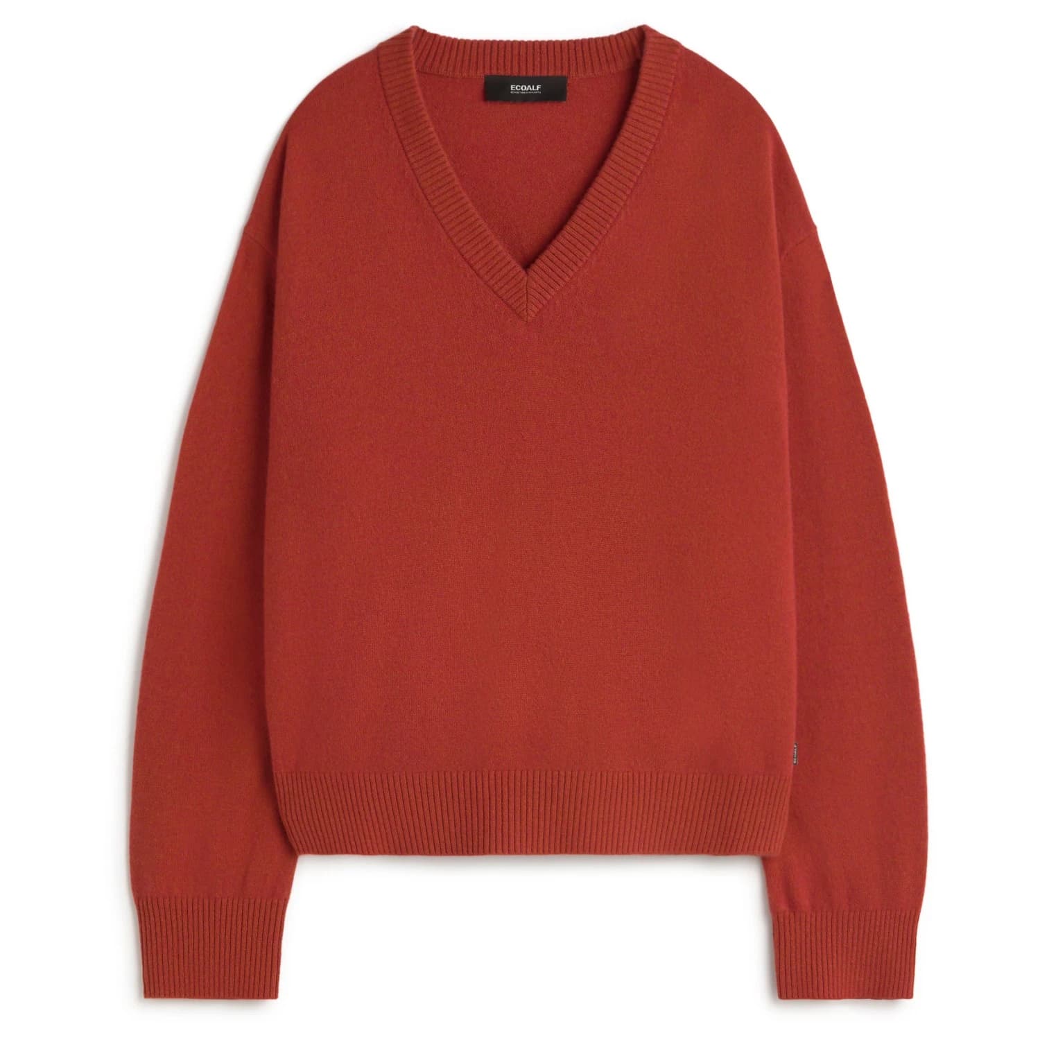 Вълнен пуловер Ecoalf Women's Haro Knit Wool jumper - Dark Orange