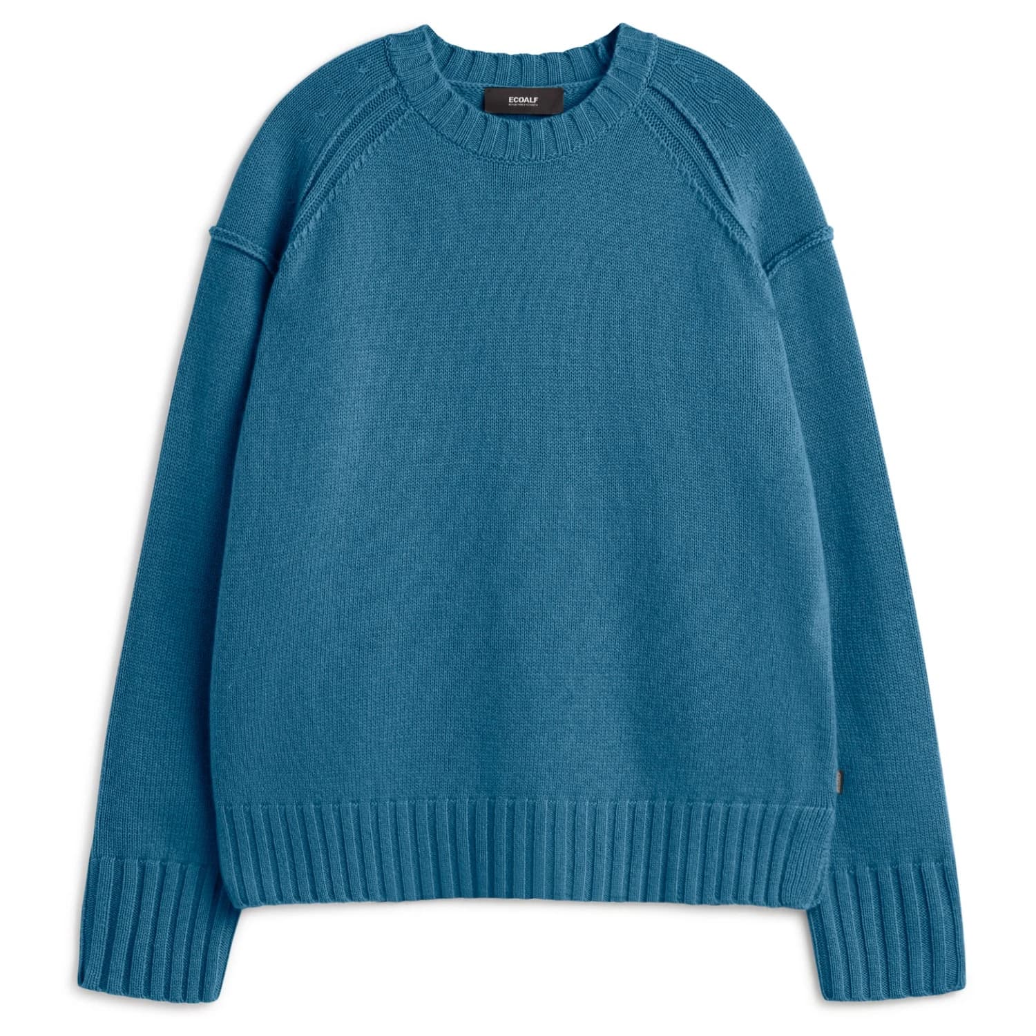 Вълнен пуловер Ecoalf Women's Mocan Knit Wool jumper - Cobalt