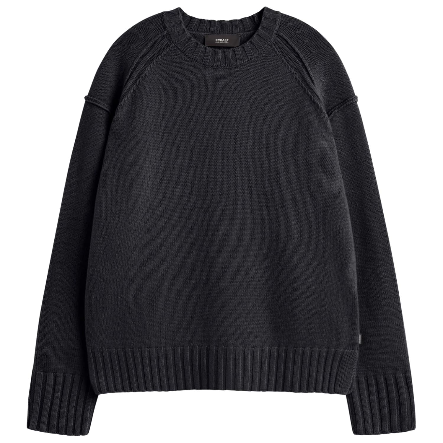 Вълнен пуловер Ecoalf Women's Mocan Knit Wool jumper - Dark Grey Melange
