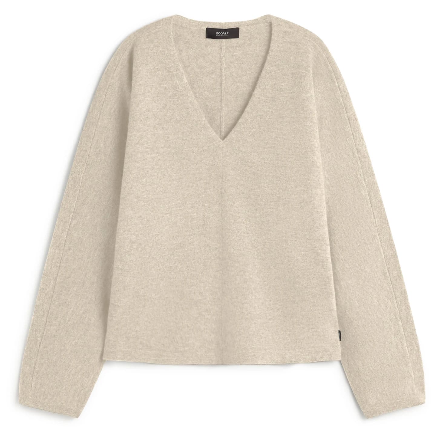 Вълнен пуловер Ecoalf Women's Yebes Knit Wool jumper - Bone Melange