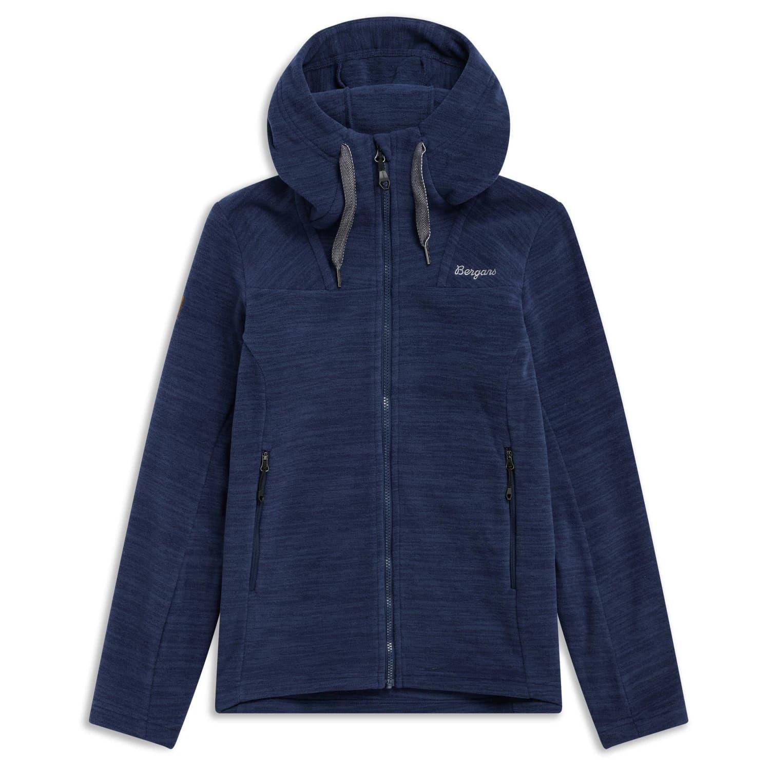 Дамско поларено яке Bergans Women's Hareid Fleece Hood Jacket Fleece jacket - Navy Blue