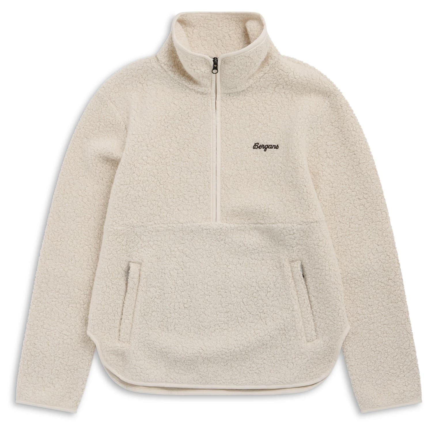 Вълнен пуловер Bergans Women's Myken Merino Pile Half Zip Fleece jumper - Creme