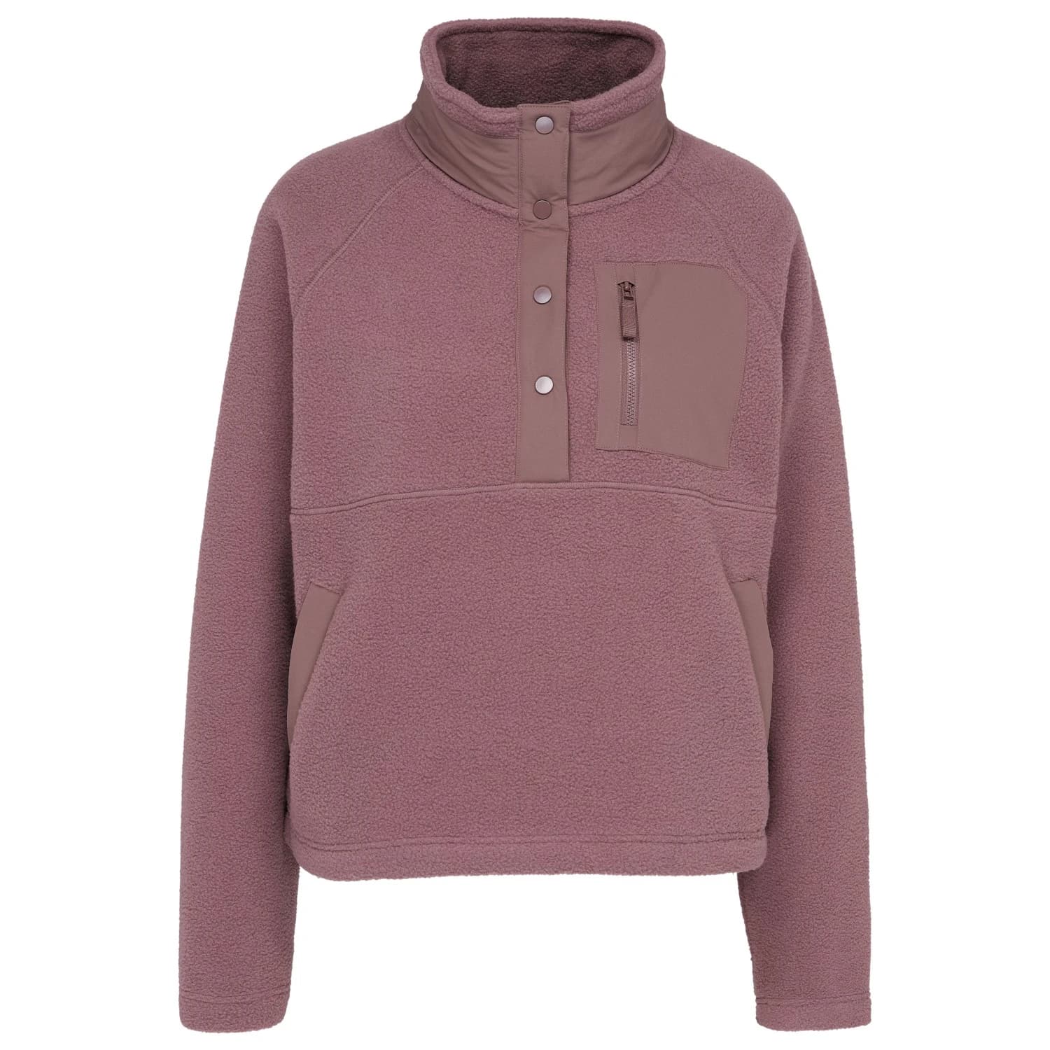 Вълнен пуловер Stoic Women's MerinoSoftFleece MMXX.Karmas Half Zip Fleece jumper - Light Rosewood / Rosewood