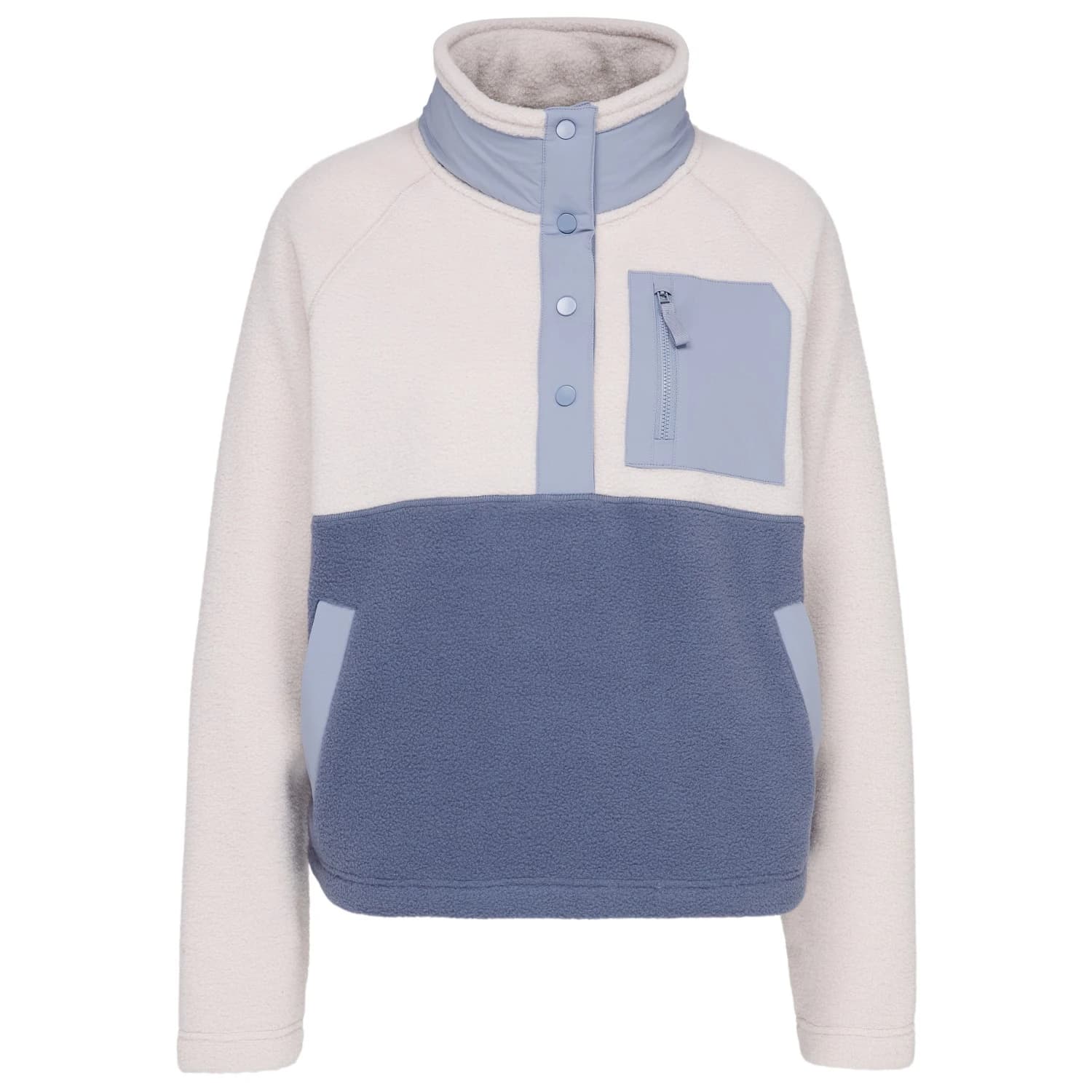 Вълнен пуловер Stoic Women's MerinoSoftFleece MMXX.Karmas Half Zip Fleece jumper - Sand White Multi