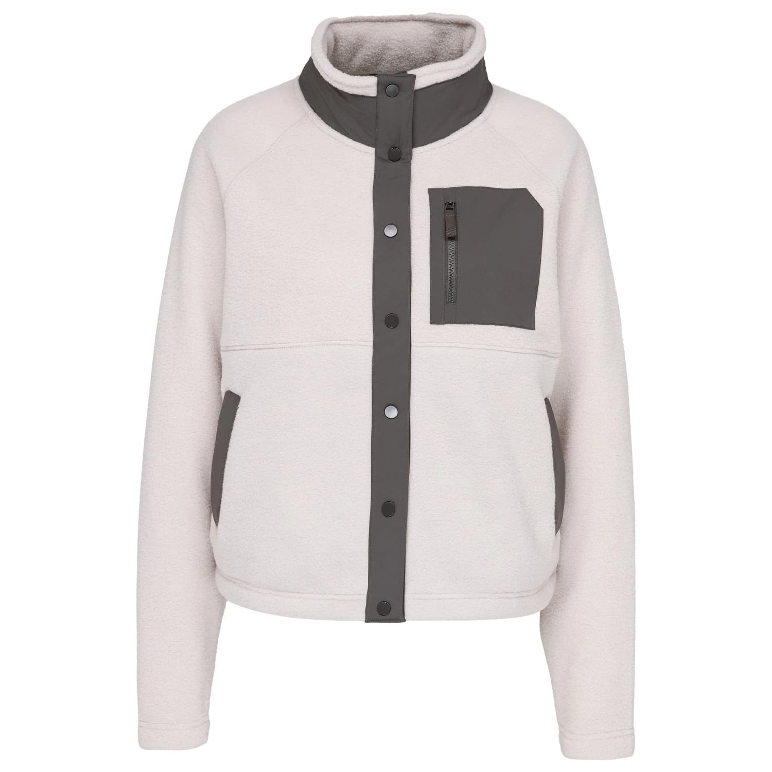 Вълнено яке Stoic Women's MerinoSoftFleece MMXX.Karmas Jacket Fleece jacket - Sand White / Dark Olive