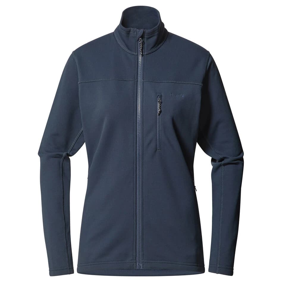 Дамско поларено яке Haglöfs Women's Rosson Mid Jacket Fleece jacket - Tarn Blue