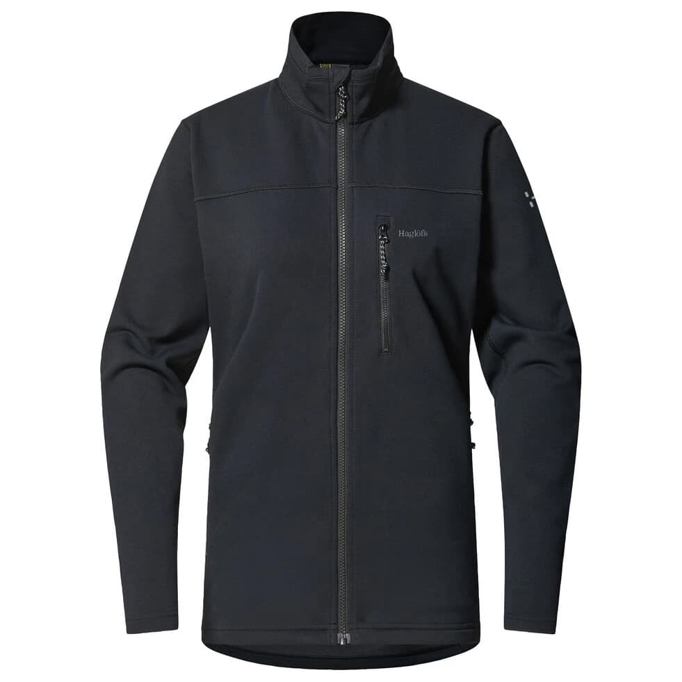 Дамско поларено яке Haglöfs Women's Rosson Mid Jacket Fleece jacket - True Black