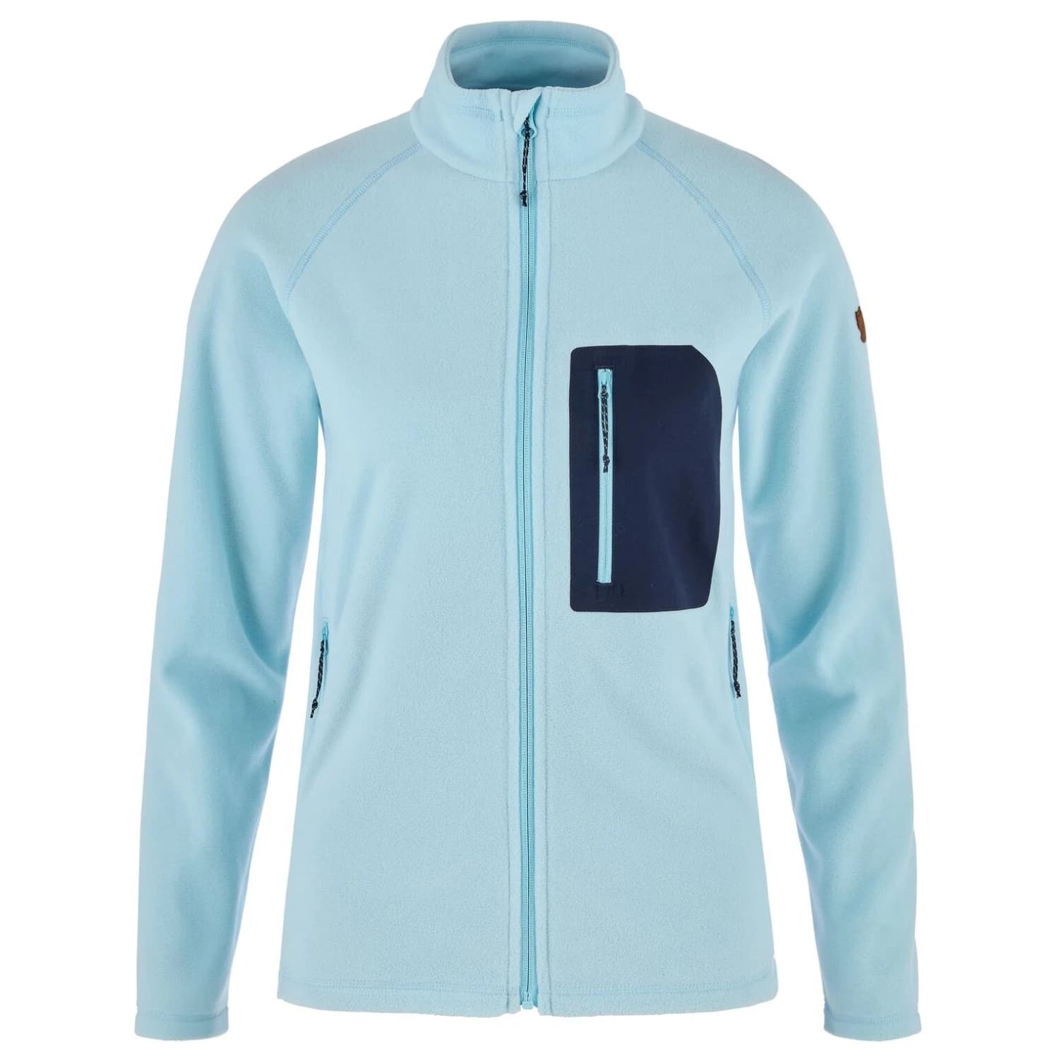 Дамско поларено яке Fjällräven Women's Kaipak Fleece Fleece jacket - Breeze Blue / Navy