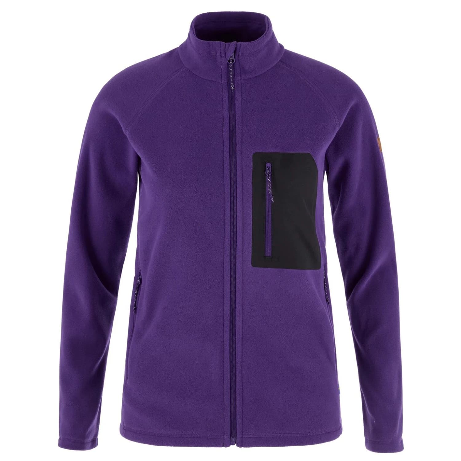 Дамско поларено яке Fjällräven Women's Kaipak Fleece Fleece jacket - Dark Violet / Black