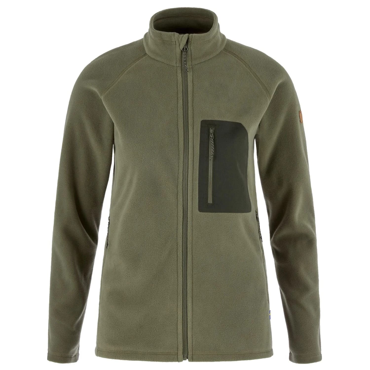 Дамско поларено яке Fjällräven Women's Kaipak Fleece Fleece jacket - Laurel Green / Deep Forest
