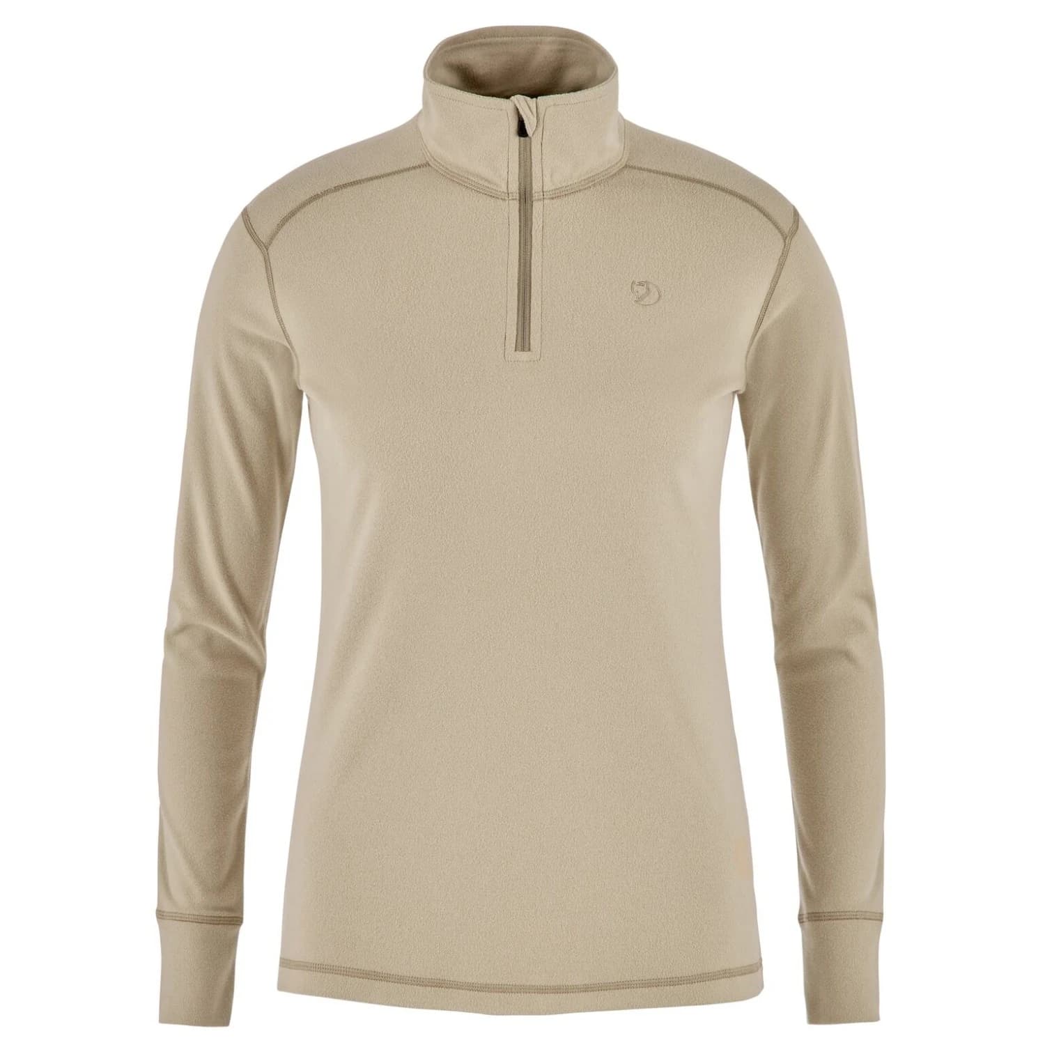 Дамски поларен пуловер Fjällräven Women's Skare Half Zip Fleece jumper - Fossil