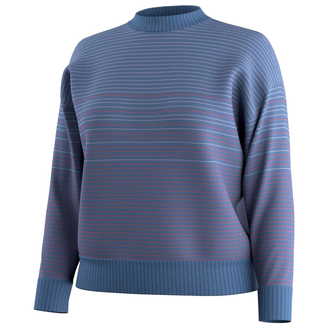 Дамски вълнен пуловер Smartwool Women's Summit Crew Sweater Merino jumper - Nightfall Blue