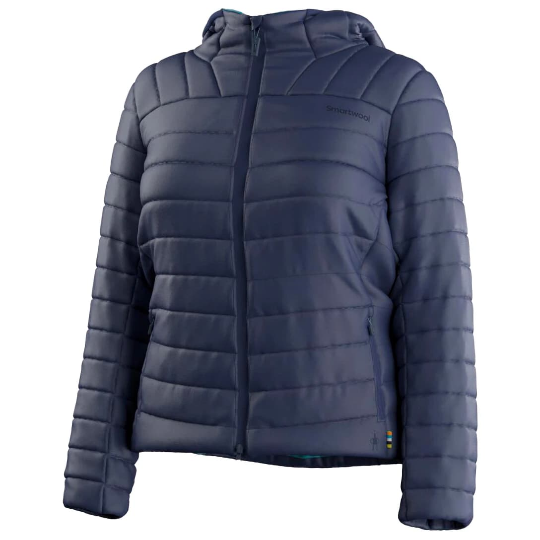 Вълнено яке Smartwool Women's Winterloft Hooded Jacket Down jacket - Nightfall Blue