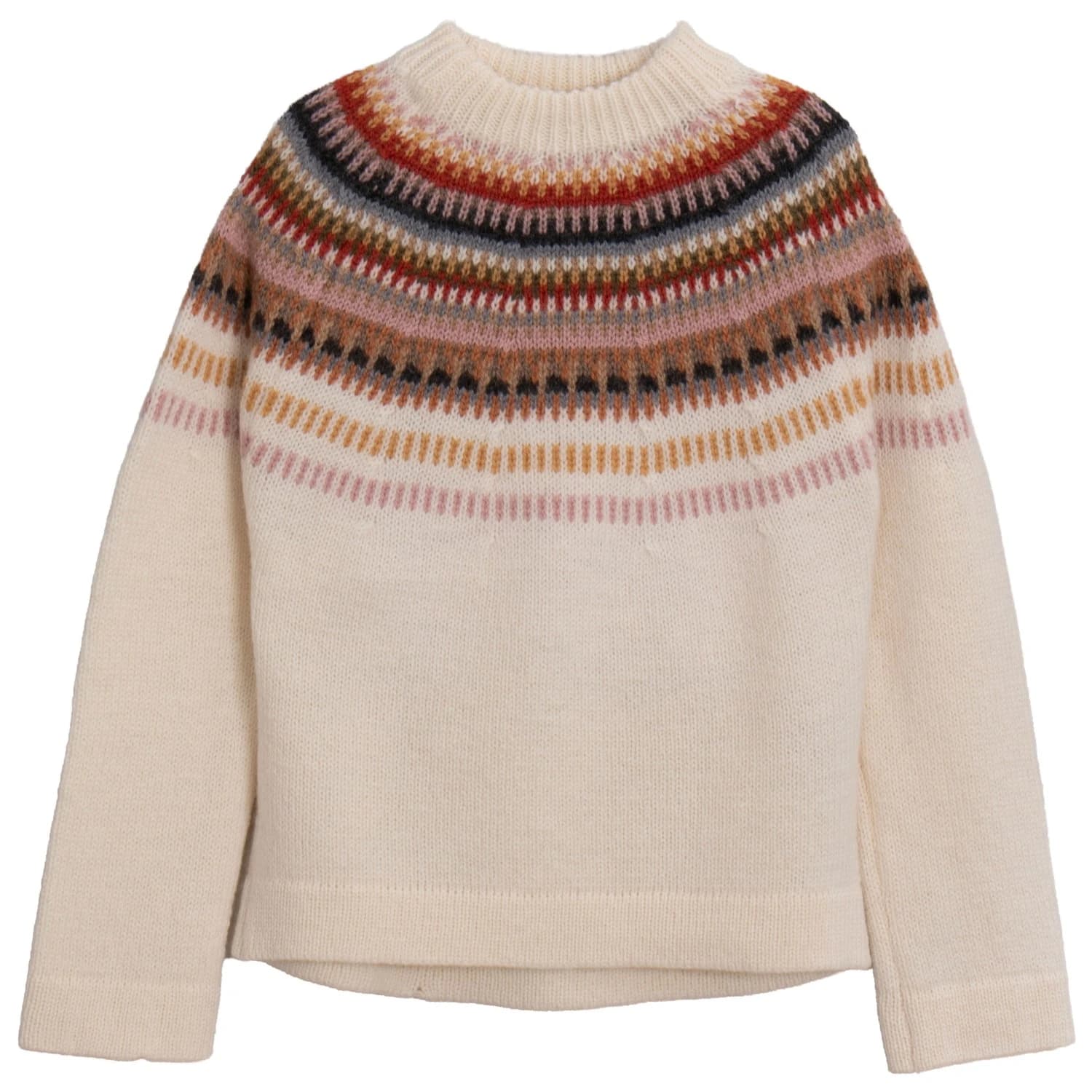 Дамски вълнен пуловер Sätila Women's Tostekulla Sweater Wool jumper - Neutral