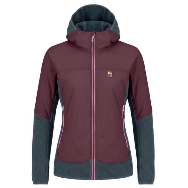 Поларено яке Karpos Women's Alagna Plus 2.0 Jacket Fleece jacket - Crimson / Woodl.Gray