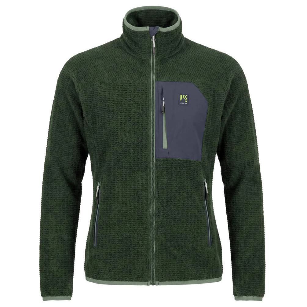 Дамско поларено яке Karpos Women's Rocchetta Evo Fleece Fleece jacket - Green Bag / Woodl.Gray