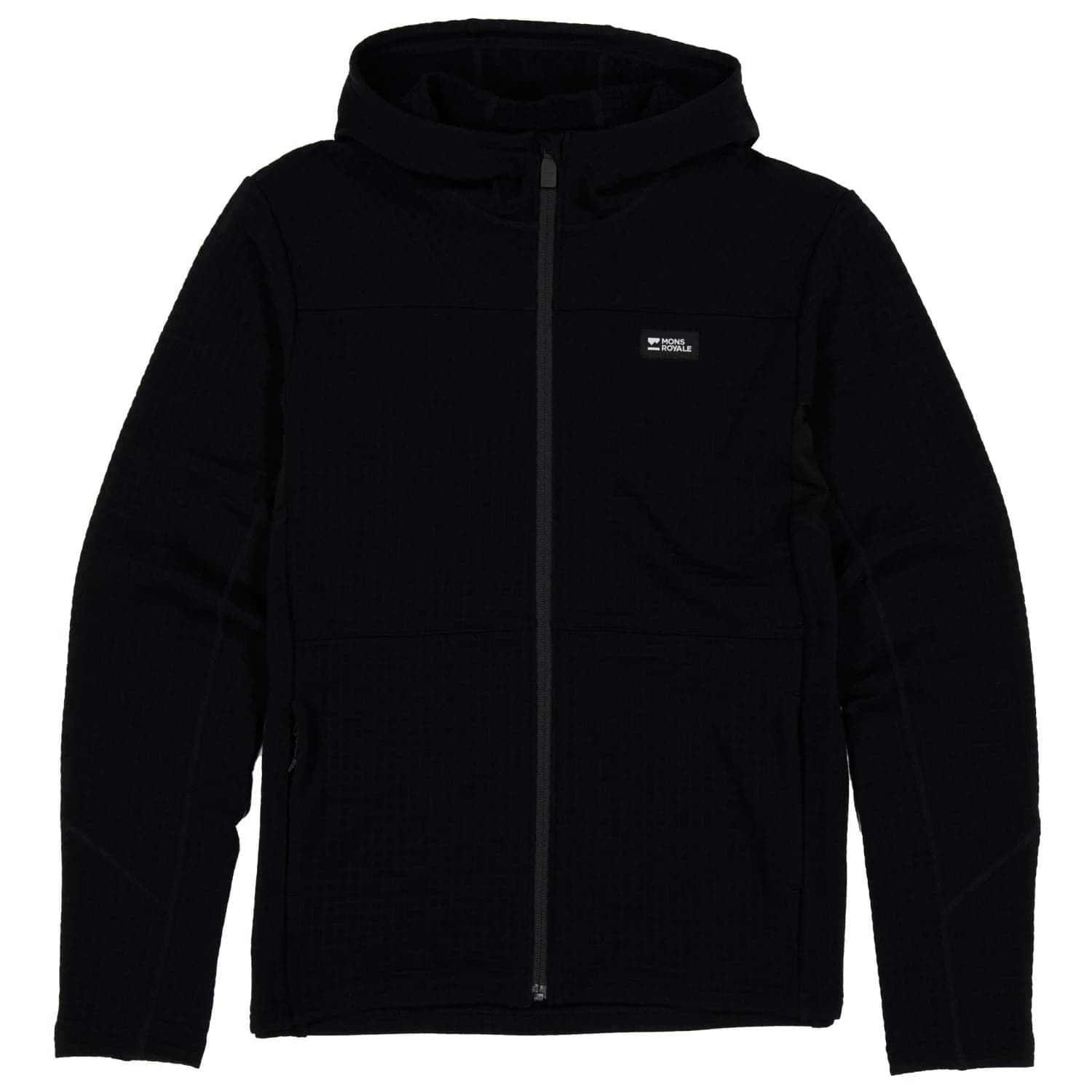 Вълнено яке Mons Royale Women's Offgrid Merino Fleece Zip Hoodie Merino jacket - Black