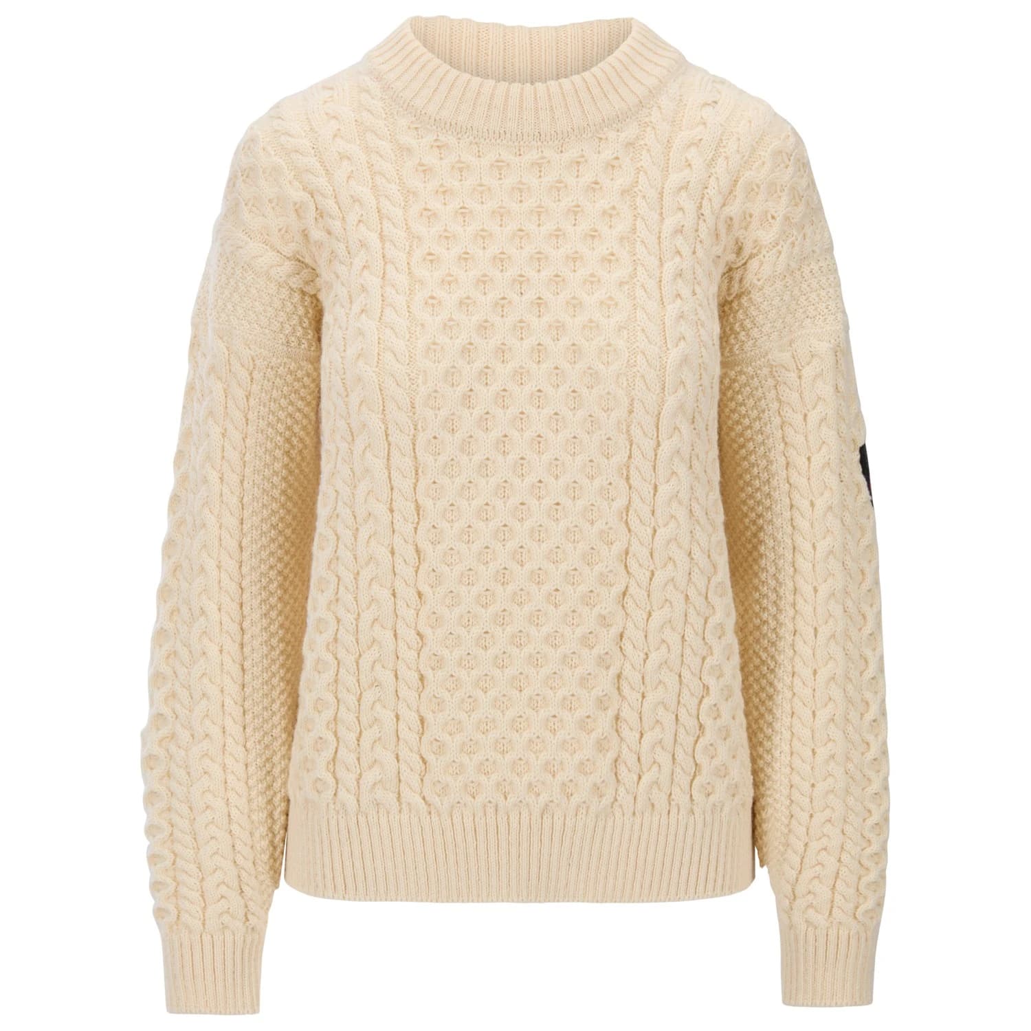 Вълнен пуловер Dale of Norway Women's Stalheim Sweater Merino jumper - Natural / White