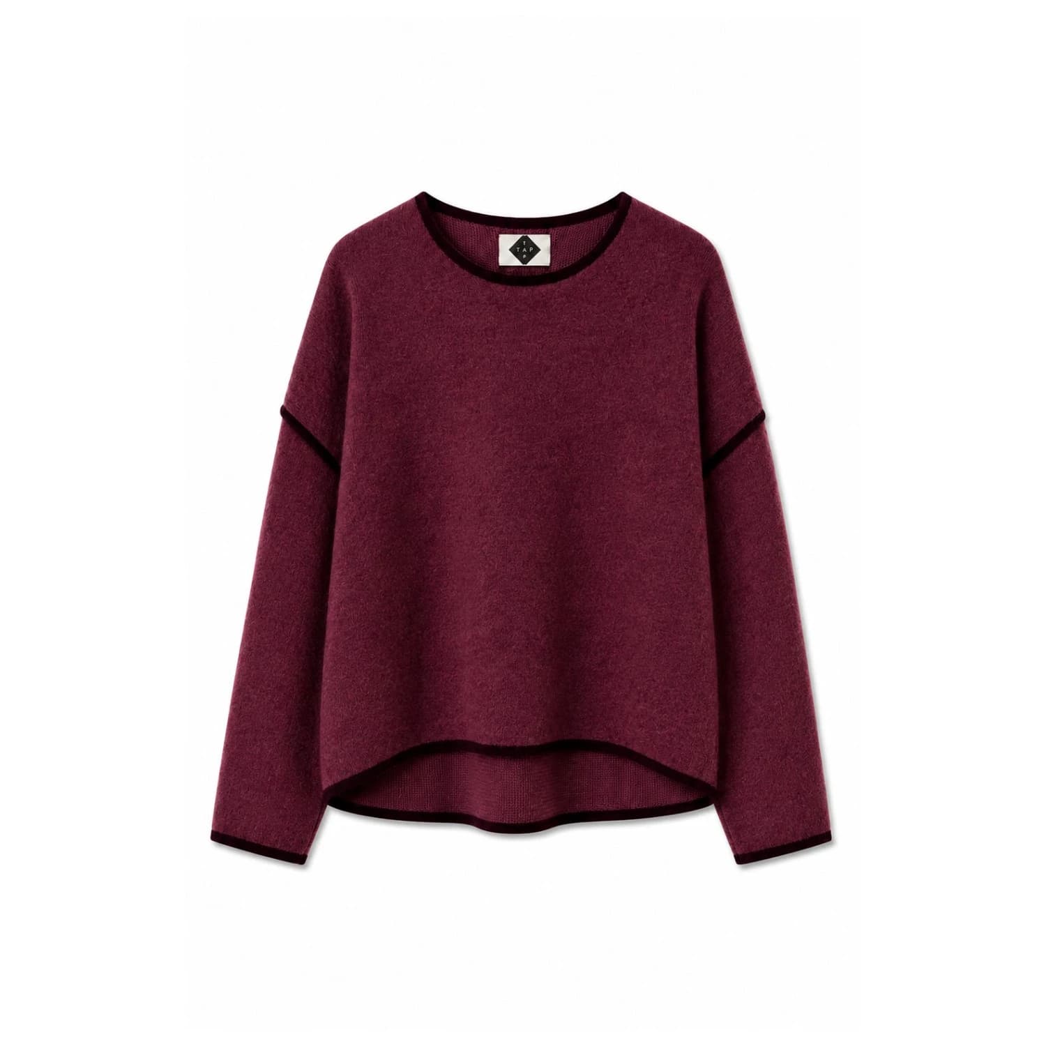 Вълнен пуловер STAPF Women's Nevana Wool jumper - Cabernet