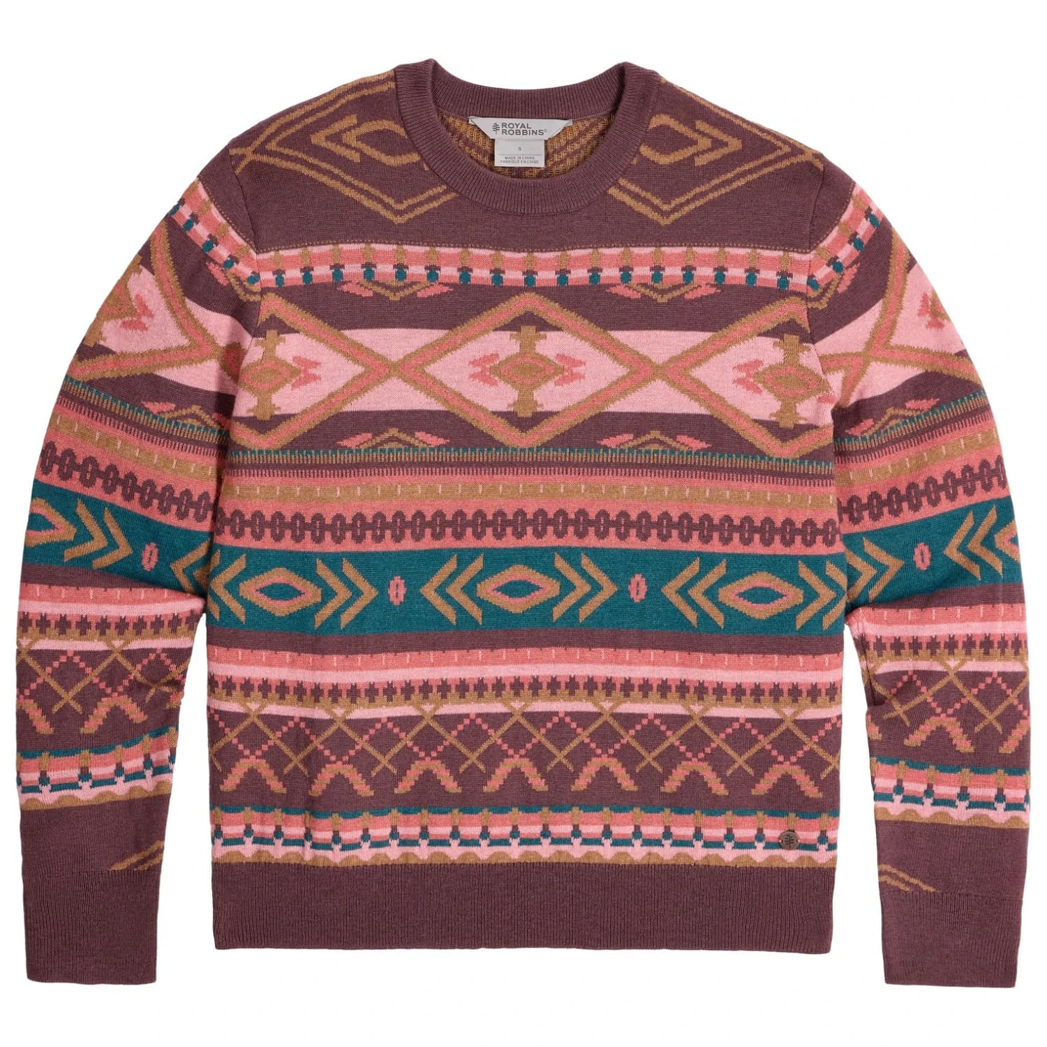Вълнен пуловер Royal Robbins Women's Westlands Pullover Merino jumper - Huckleberry Acacia Pt