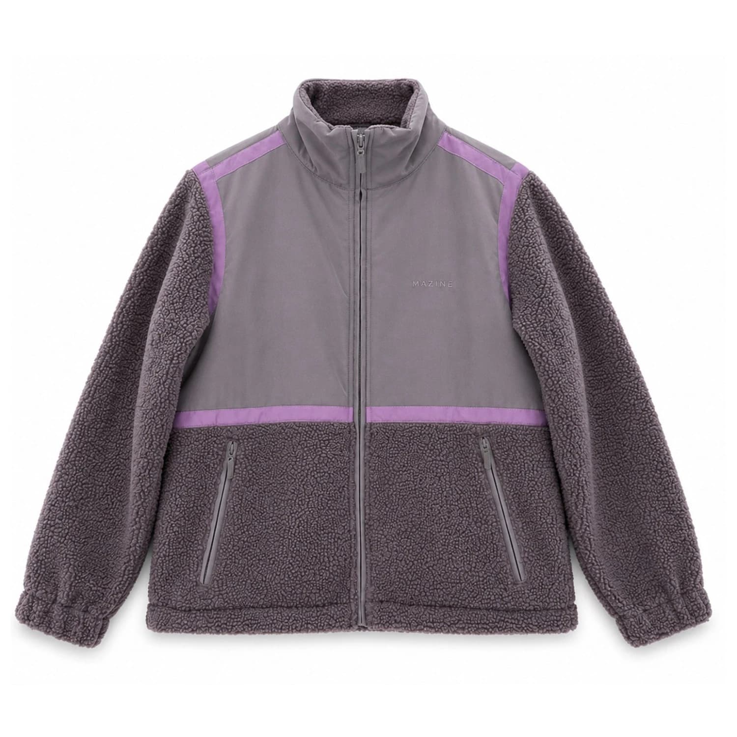 Поларено яке Mazine Women's Material Mix Zip Jacket Fleece jacket - Warm Mud / Sparrow