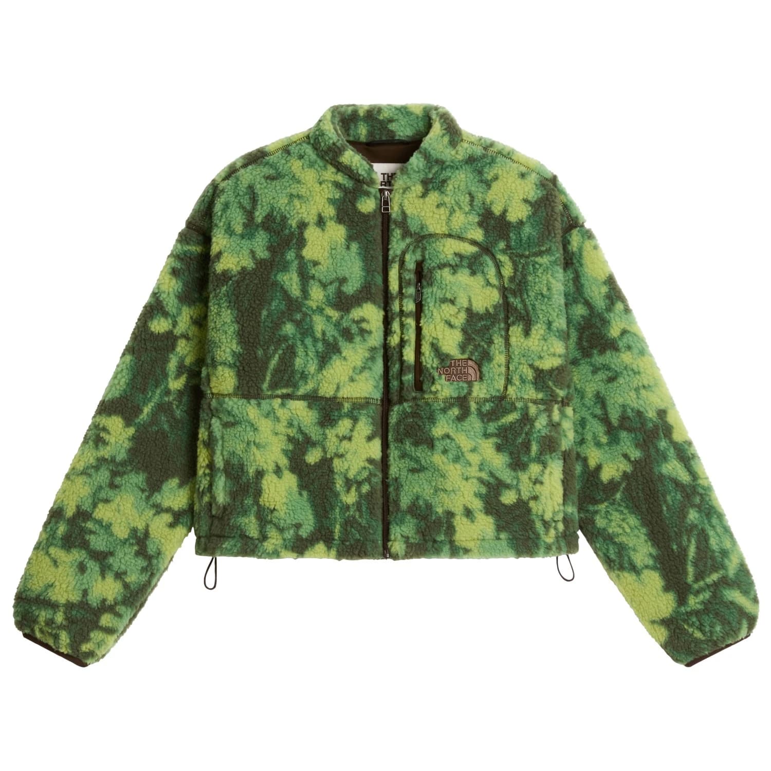 Дамско поларено яке The North Face Women's Extreme Pile 2 Full Zip Jacket Fleece jacket - Woodland Green / Yosemite Oak
