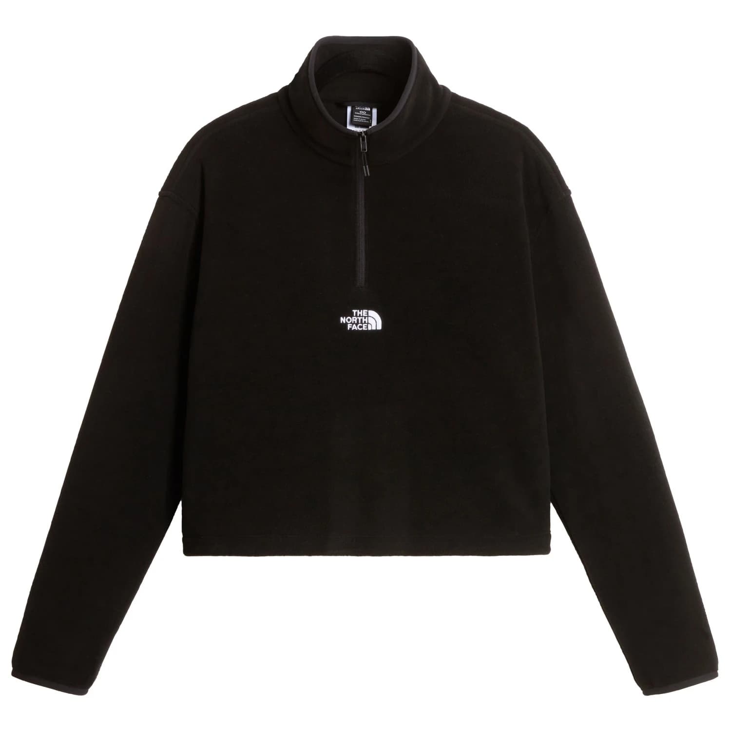 Дамски поларен пуловер The North Face Women's Novelty Logo Glacier 1/4 Zip Fleece jumper - TNF Black