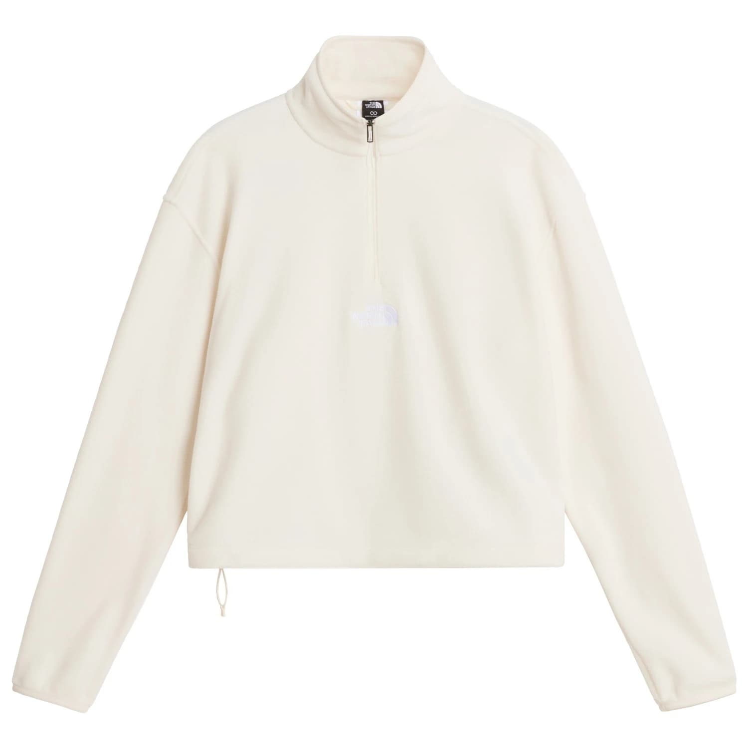 Дамски поларен пуловер The North Face Women's Novelty Logo Glacier 1/4 Zip Fleece jumper - White Dune