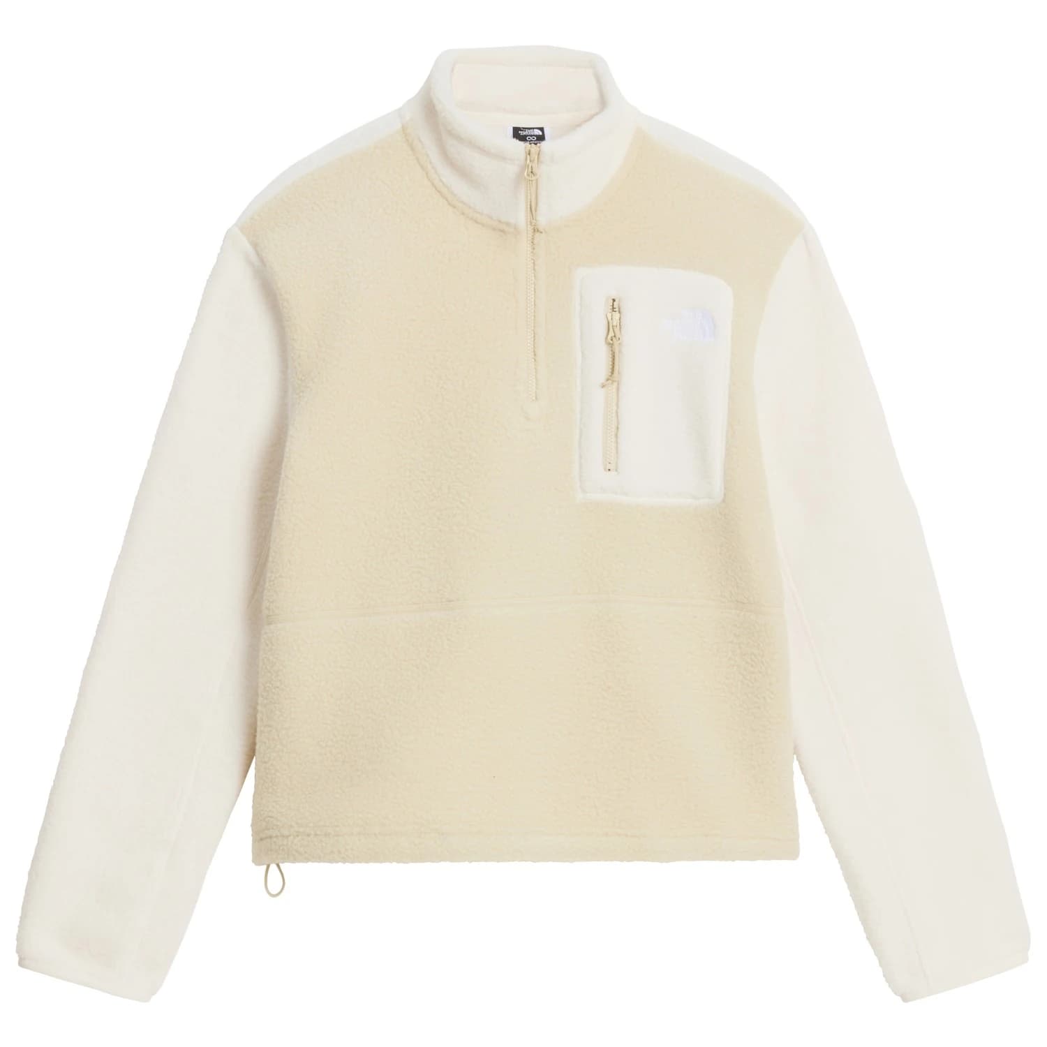 Дамски поларен пуловер The North Face Women's Yumiori 1/4 Zip Fleece jumper - Desert Stone / White Dune