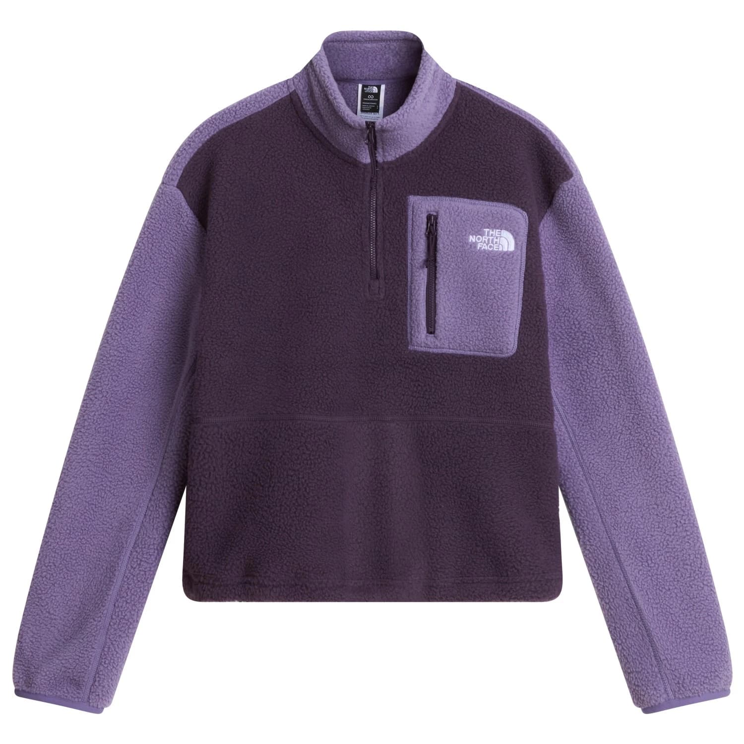 Дамски поларен пуловер The North Face Women's Yumiori 1/4 Zip Fleece jumper - Endless Dusk / Grounded Plum