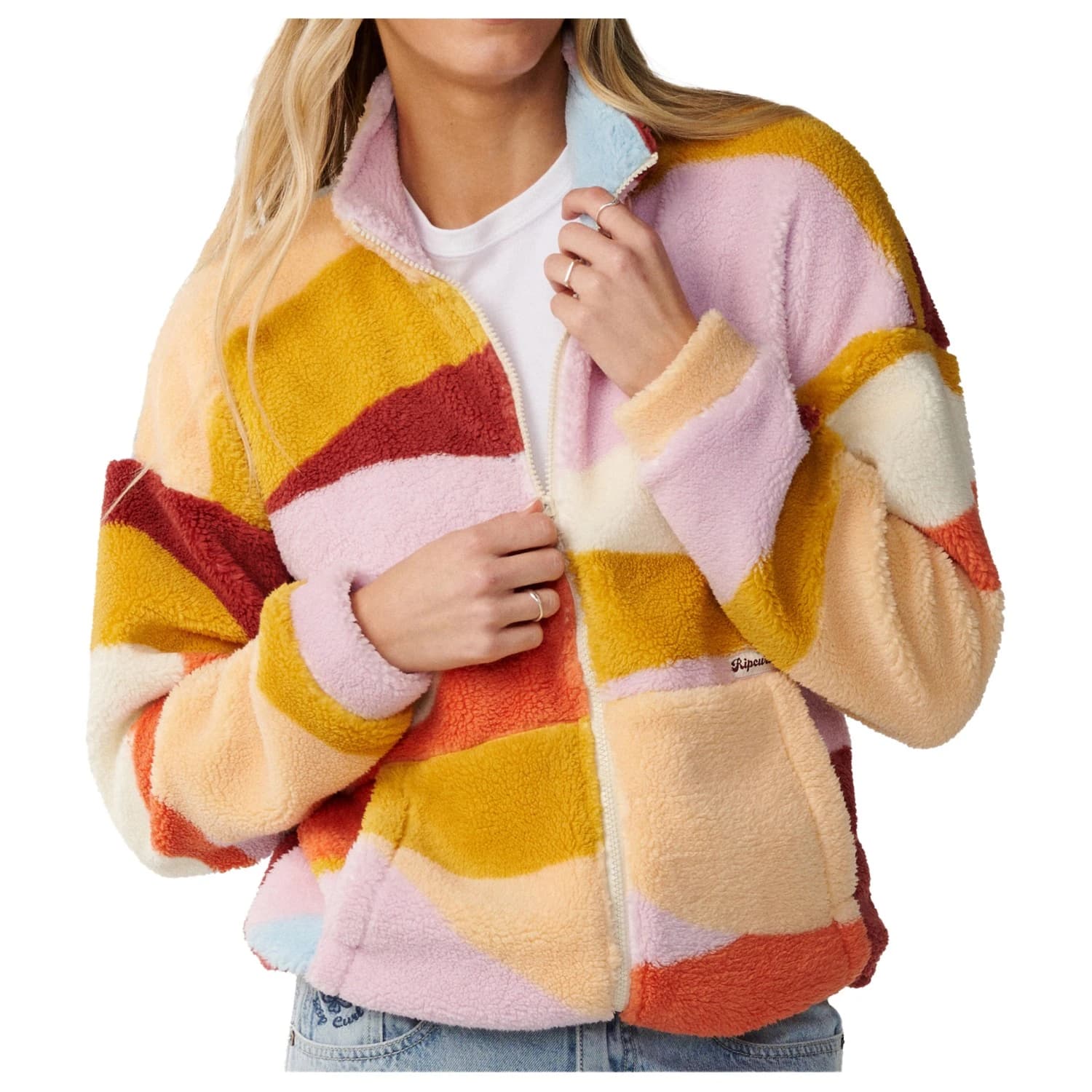 Дамско поларено яке Rip curl Women's Retro Swell Standard Z/T Polar Fleece jacket - Multi