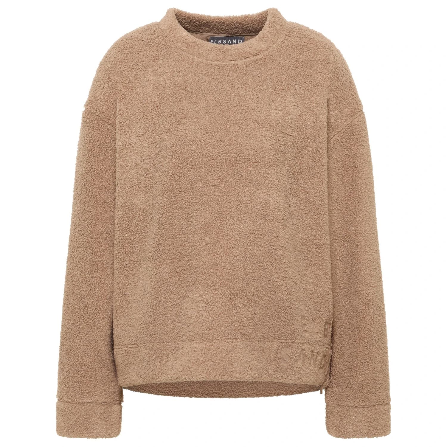 Дамски поларен пуловер ELBSAND Women's Noore Fleece jumper - Nougat