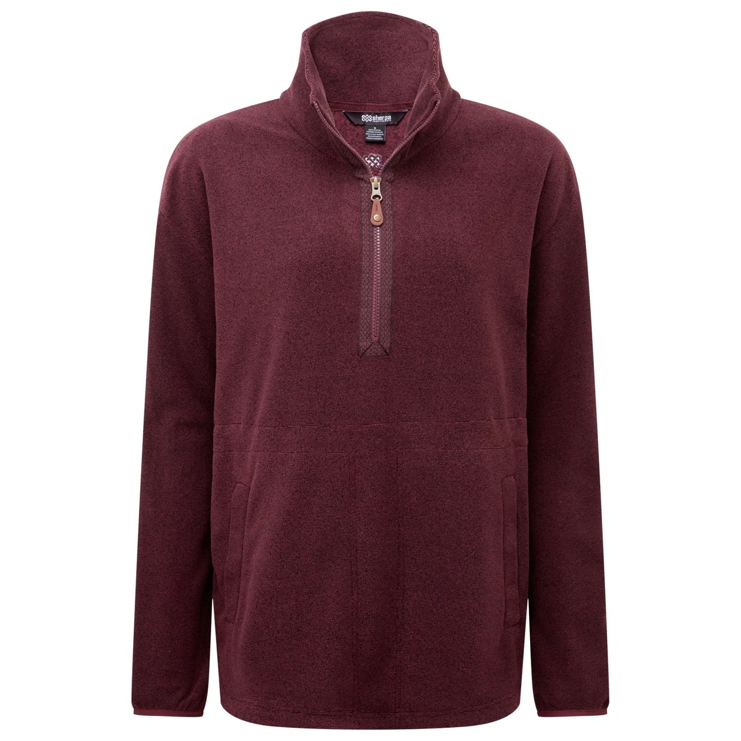 Поларен пуловер Sherpa Women's Rolpa Pop-Over Fleece jumper - Merlot