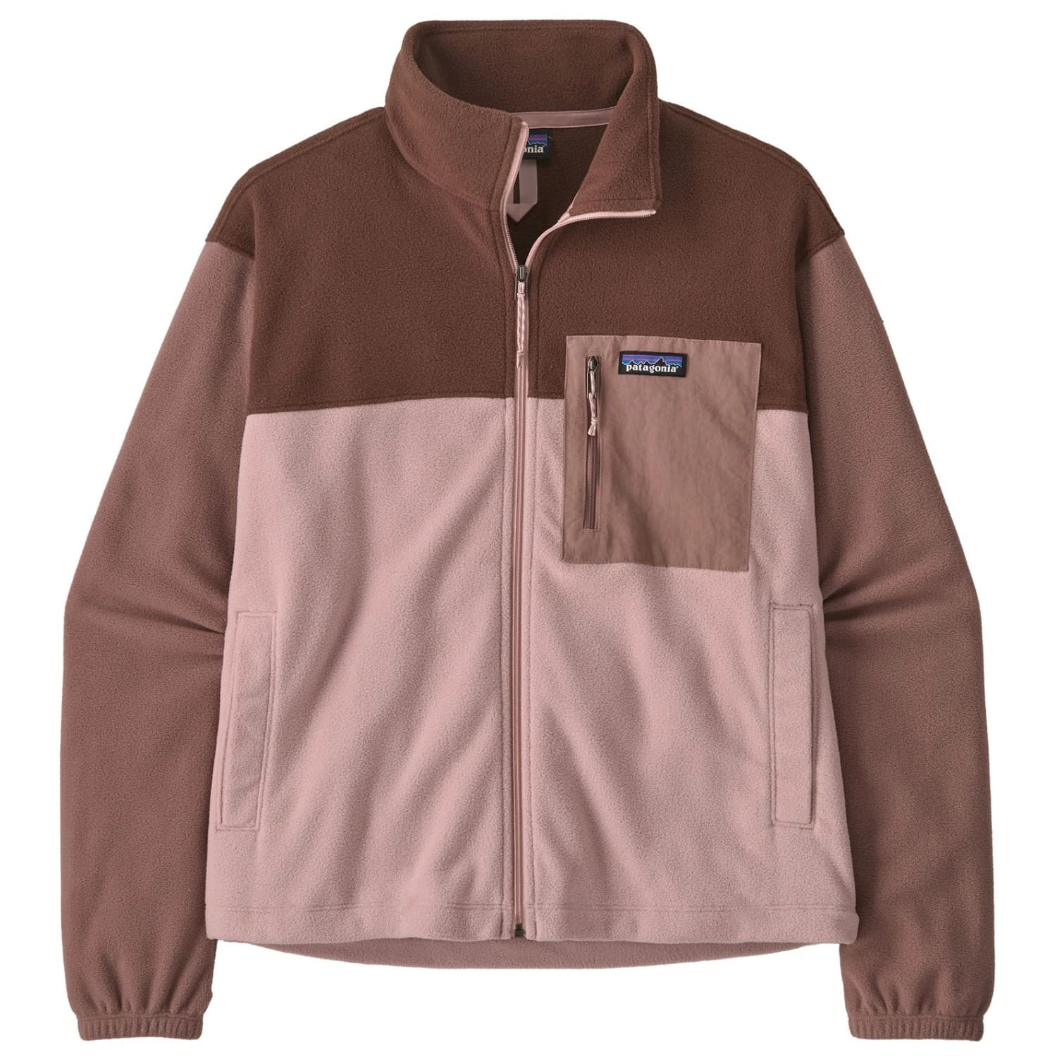 Дамско поларено яке Patagonia Women's Micro D Patch Pocket Jacket Fleece jacket - Fuzzy Mauve