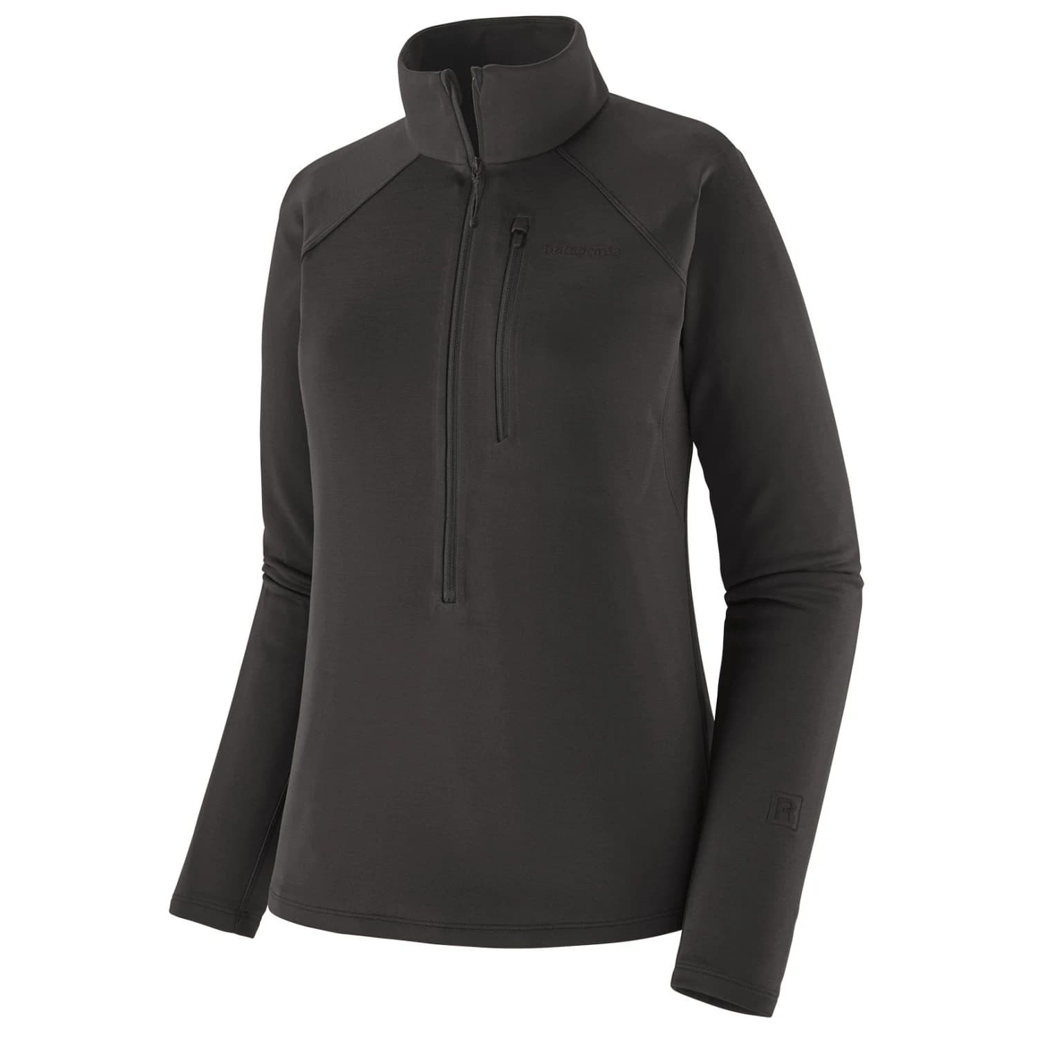 Поларен пуловер Patagonia Women's R1 Ultralight 1/2-Zip Fleece jumper - Black