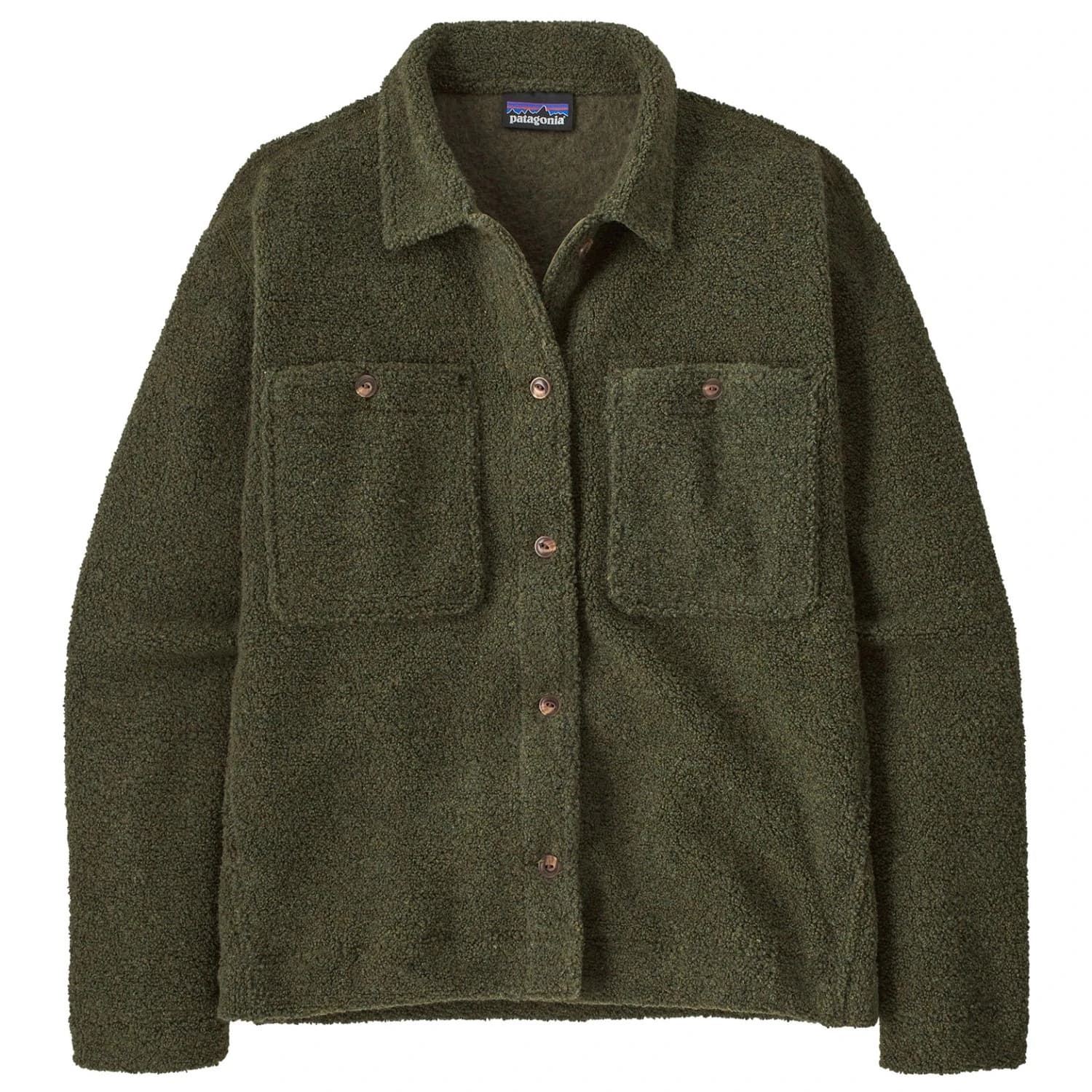 Дамско вълнено яке Patagonia Women's Reclaimed Sweater Shirt Jacket Casual jacket - Basin Green