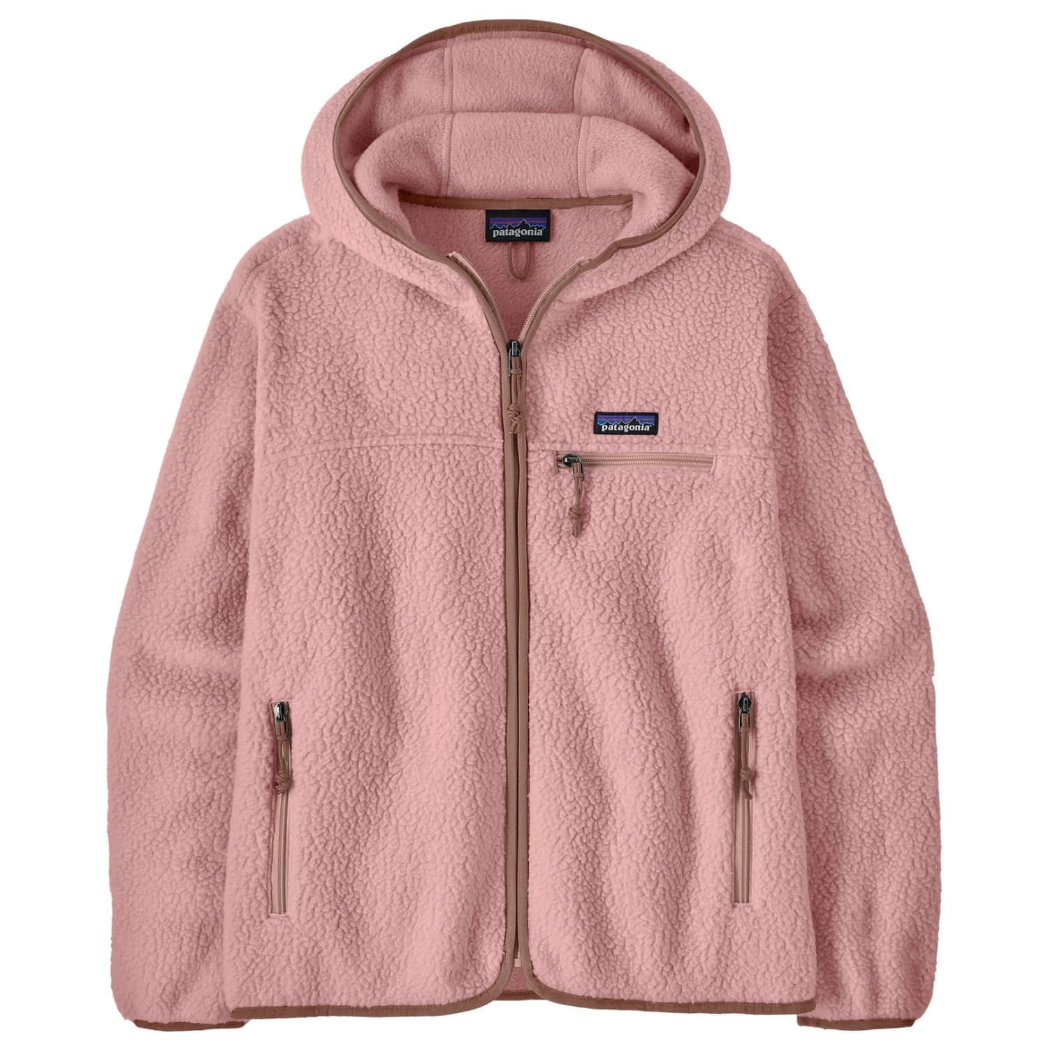 Дамско поларено яке Patagonia Women's Retro Pile Hoody Fleece jacket - Fuzzy Mauve