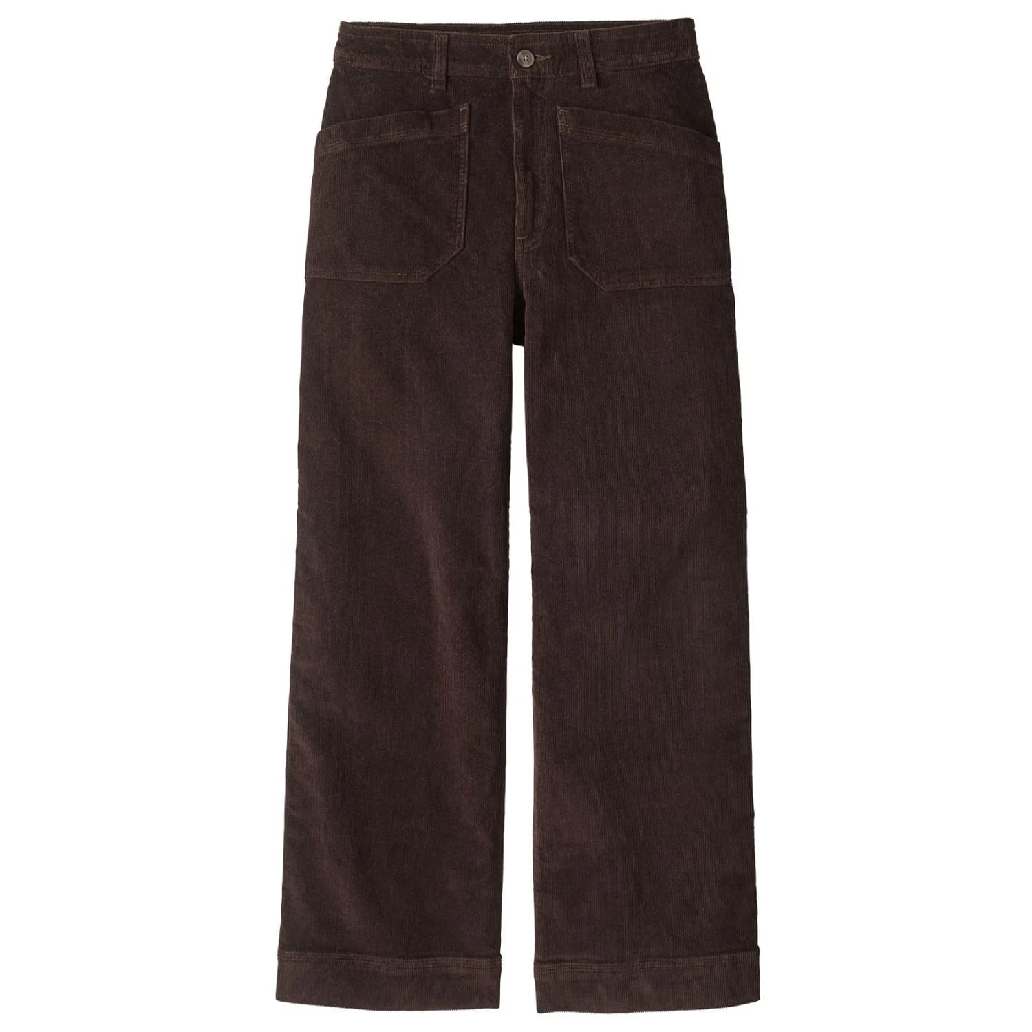 Дамски ежедневен панталон Patagonia Women's Wide Leg Cord Pants Casual trousers - Den Brown