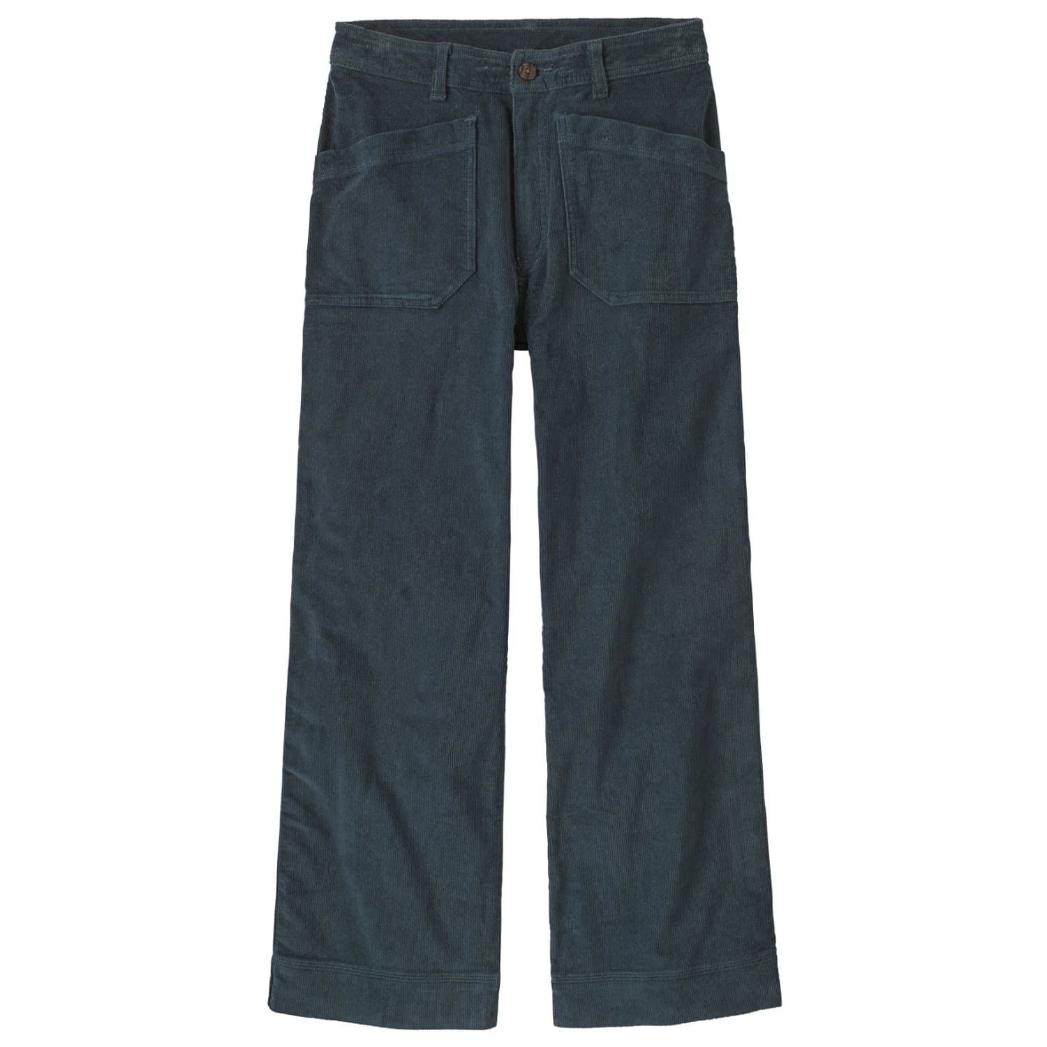 Дамски ежедневен панталон Patagonia Women's Wide Leg Cord Pants Casual trousers - Summit Blue