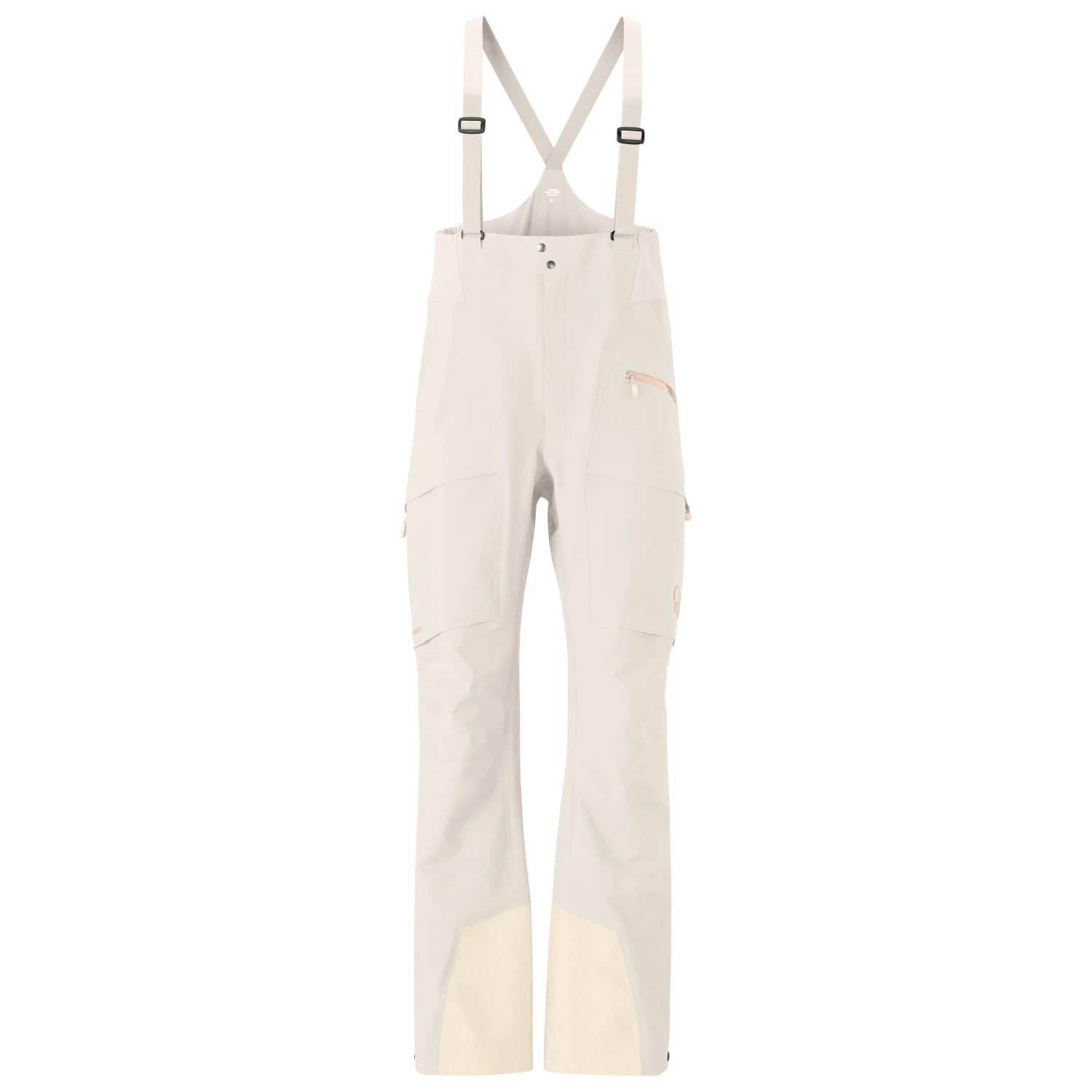Дамски ски панталон Norrøna Women's Møre GORE-TEX Salopette Ski trousers - Oatmeal