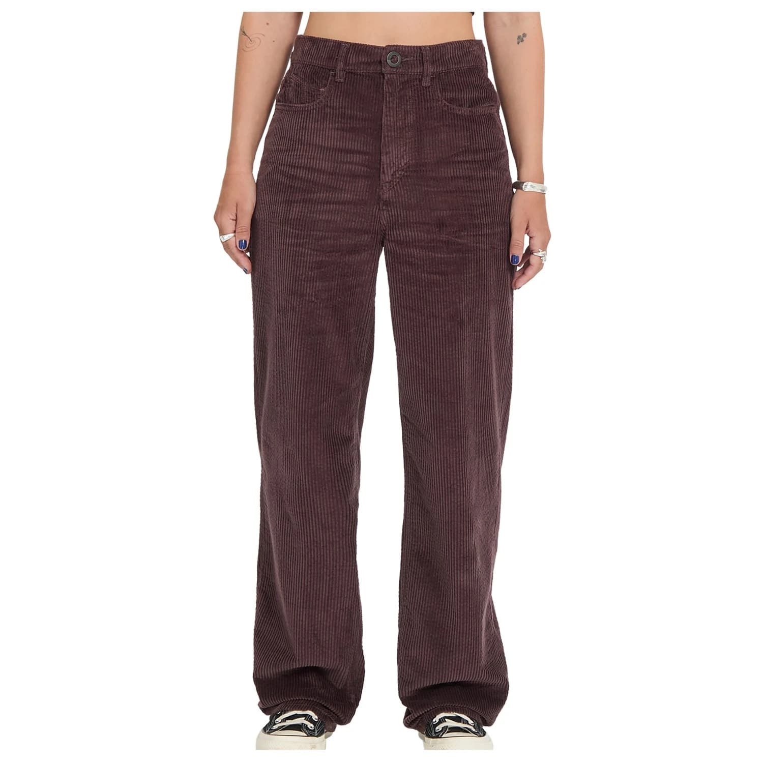 Дамски ежедневен панталон Volcom Women's Weellow II Cord Casual trousers - Raisin