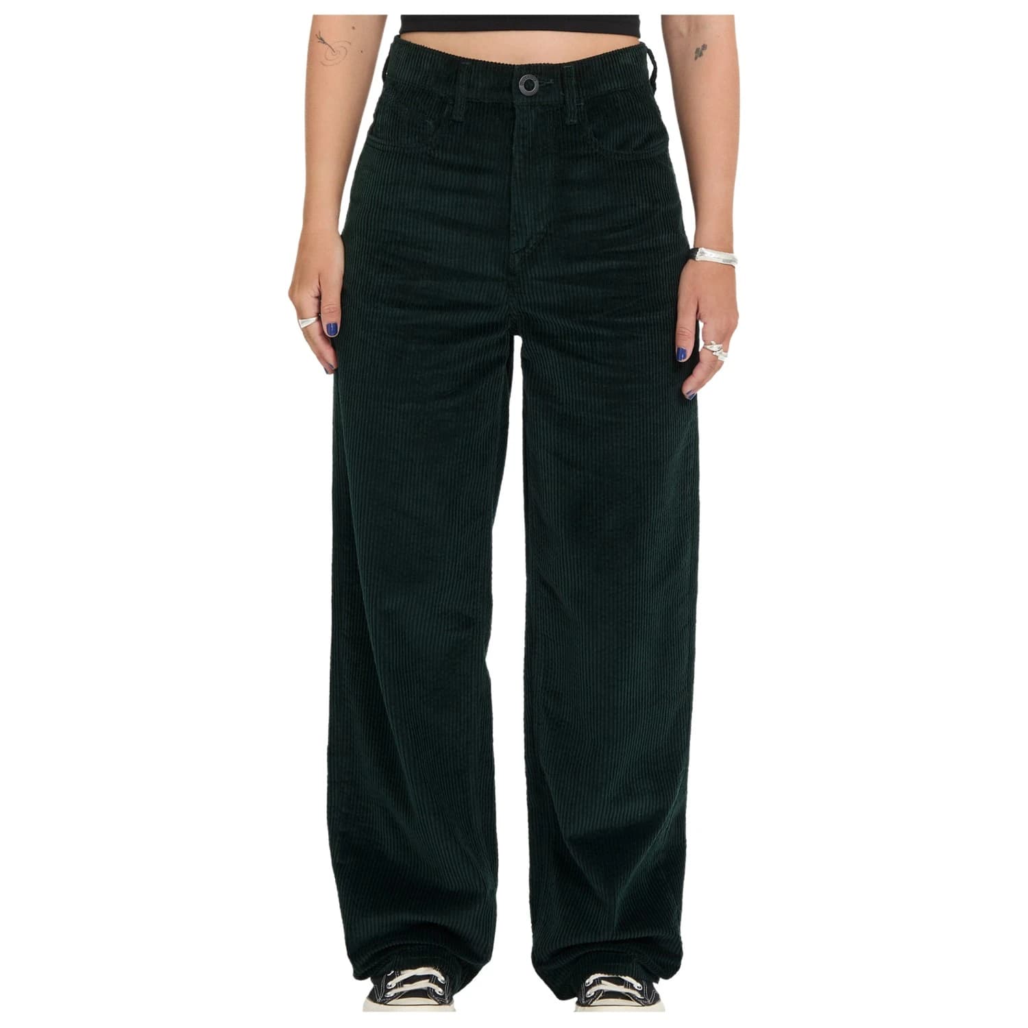 Дамски ежедневен панталон Volcom Women's Weellow II Cord Casual trousers - Scarab