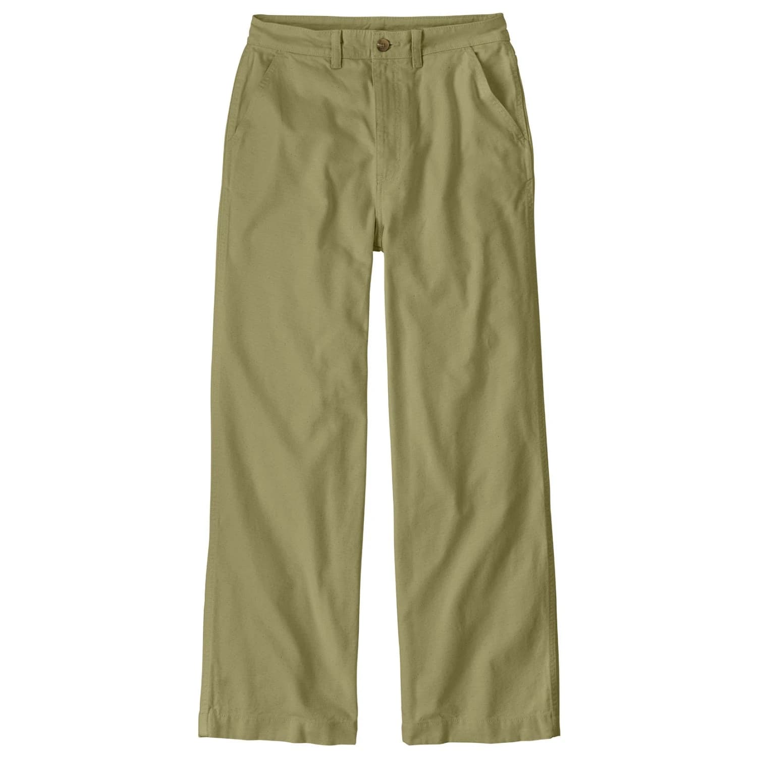 Дамски ежедневен панталон Patagonia Women's Point Reyes Canvas Wide Leg Pants Casual trousers - Gumtree Green