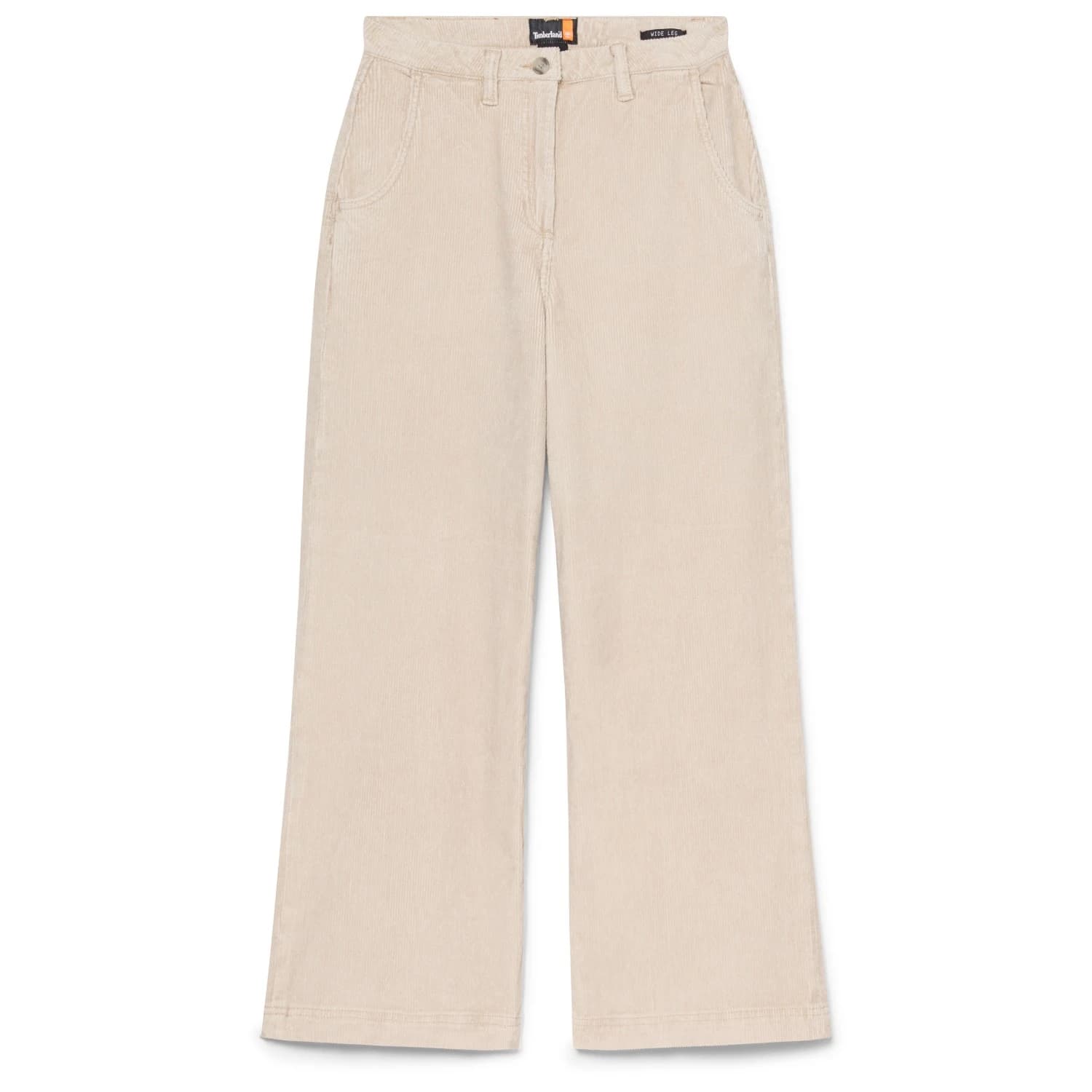 Дамски ежедневен панталон Timberland Women's Washed Corduroy Wide-Leg Pants Casual trousers - Doeskin