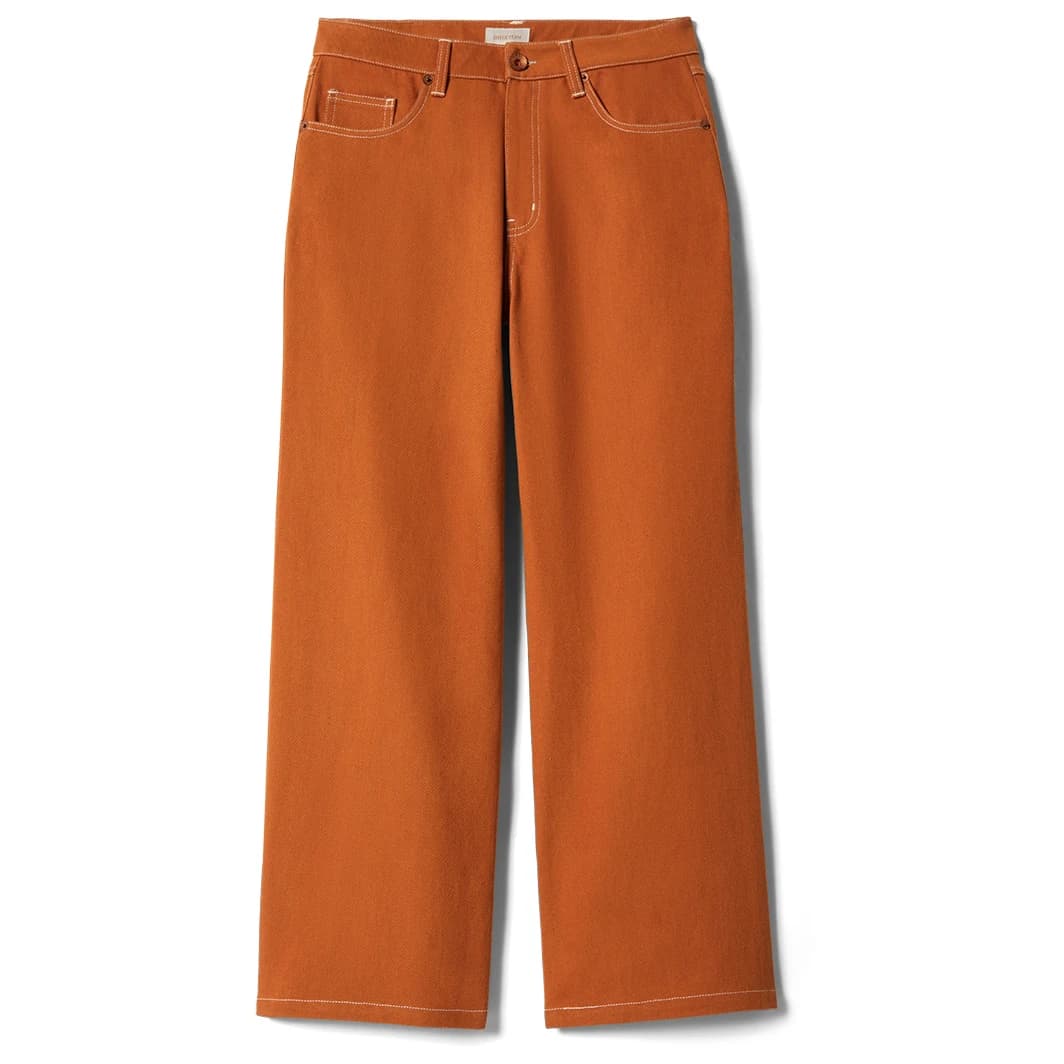 Дамски ежедневен панталон Brixton Women's Margo Cropped 5 Pocket Pant Cotton Casual trousers - Rustic Caramel