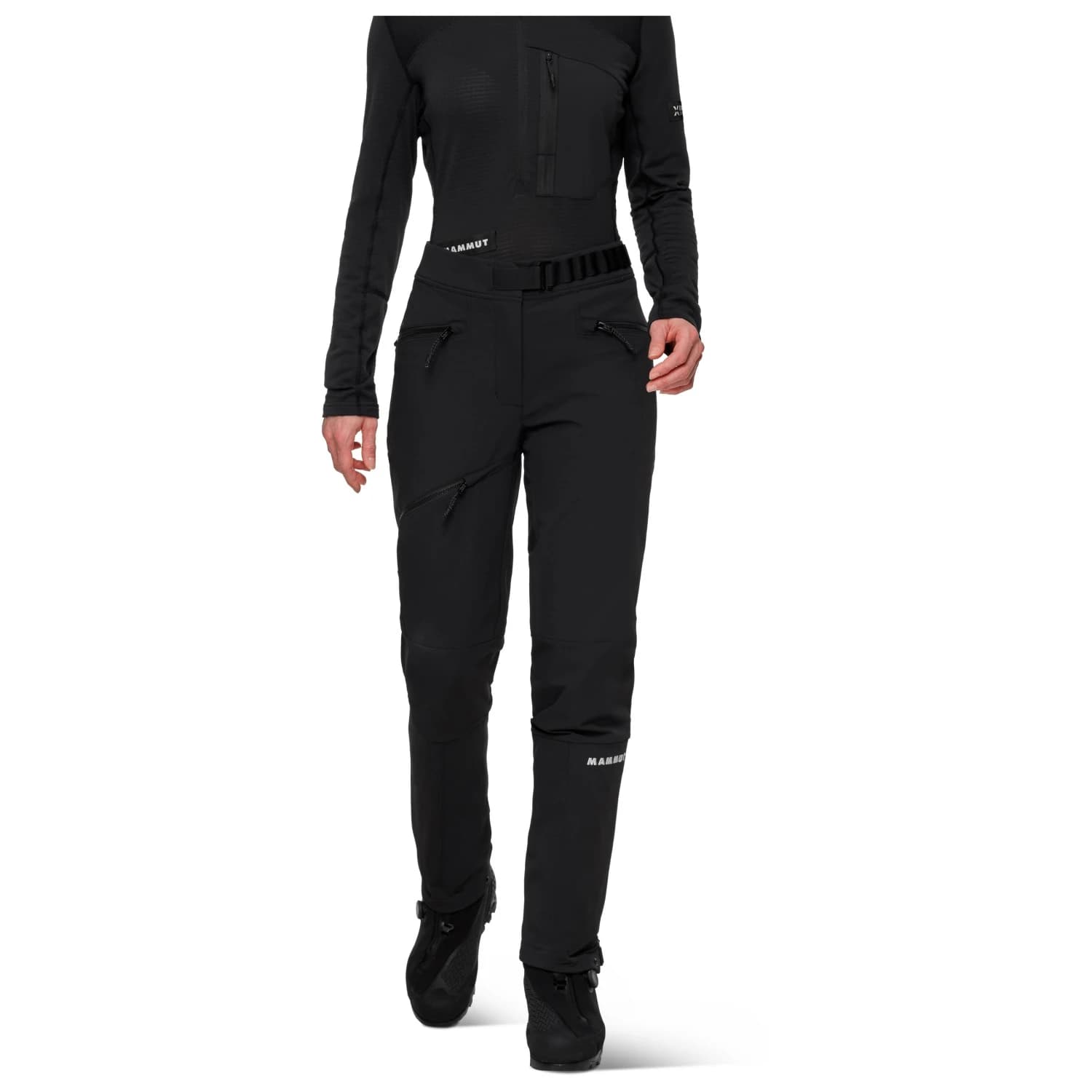 Дамски алпийски панталон Mammut Women's Eiger Nordwand Advanced Softshell Pants Mountaineering trousers - Black
