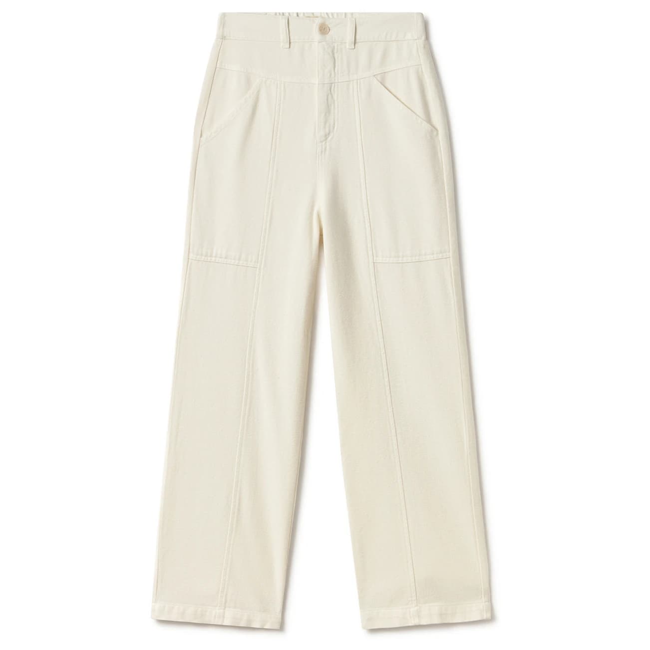 Дамски ежедневен панталон TWOTHIRDS Women's Luhme Casual trousers - Ecru