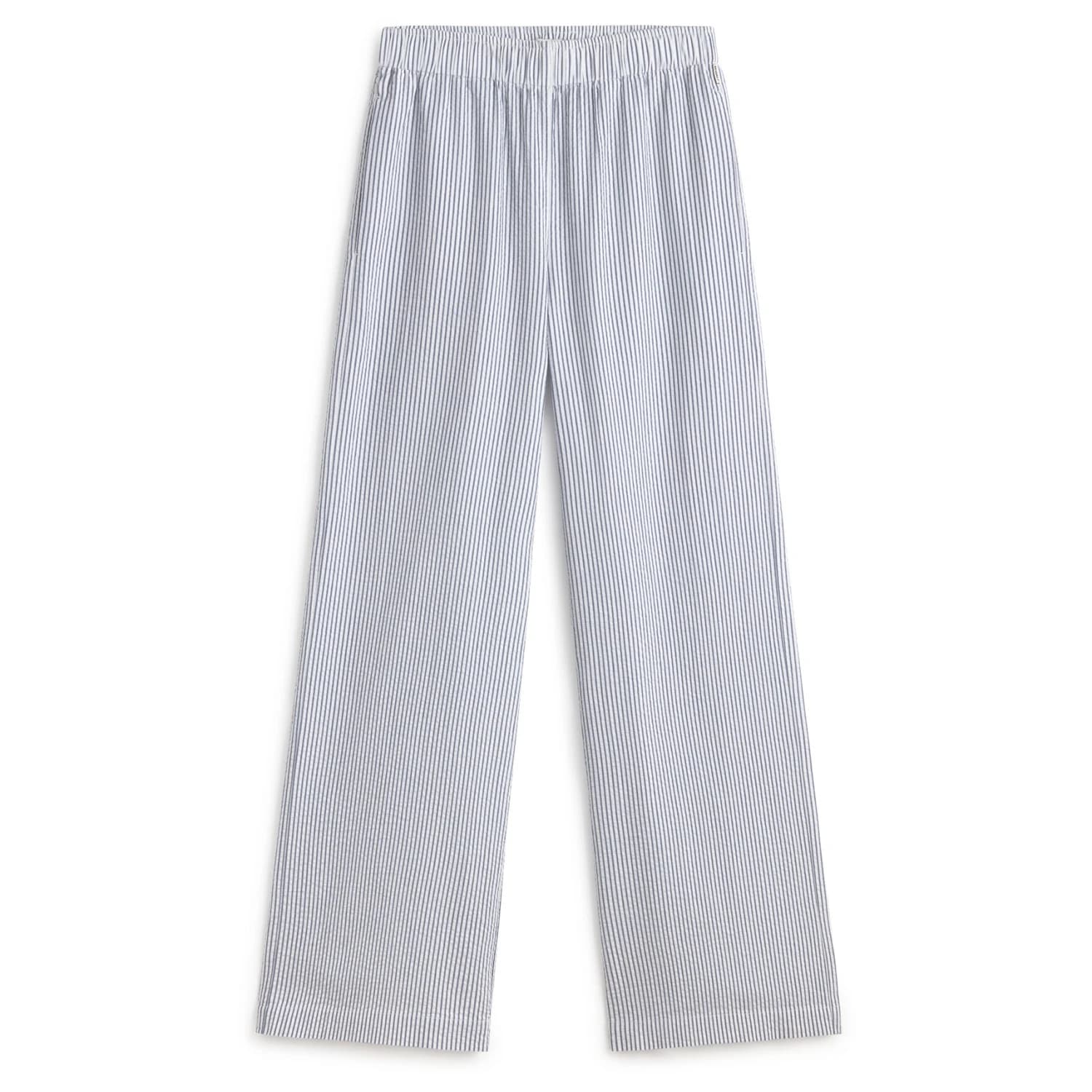 Дамски ежедневен панталон Ecoalf Women's Moss Pants Casual trousers - Ecru / Blue Stripes