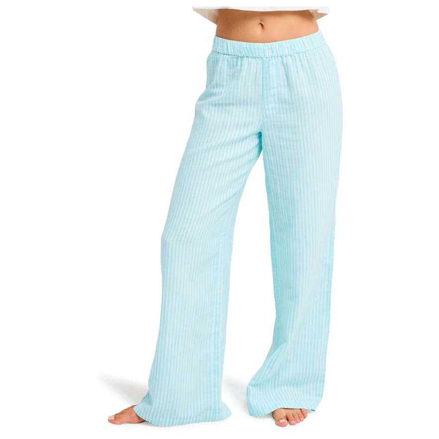 Дамски ежедневен панталон Roxy Women's Sun Spell Casual trousers - Coconut Milk Regular Stripe