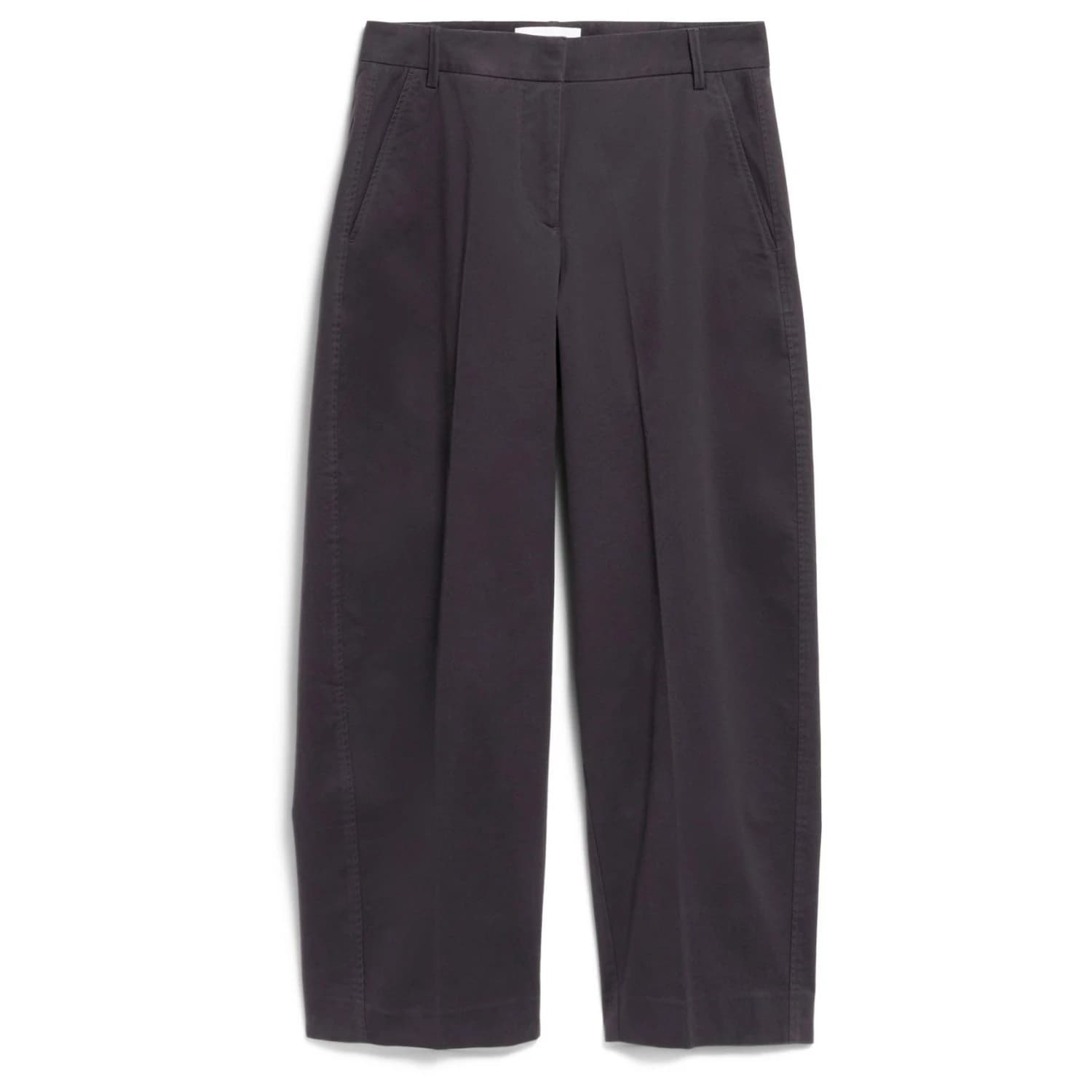 Дамски ежедневен панталон ARMEDANGELS Women's Barrel Leg Twill Pant Casual trousers - Dark Steel